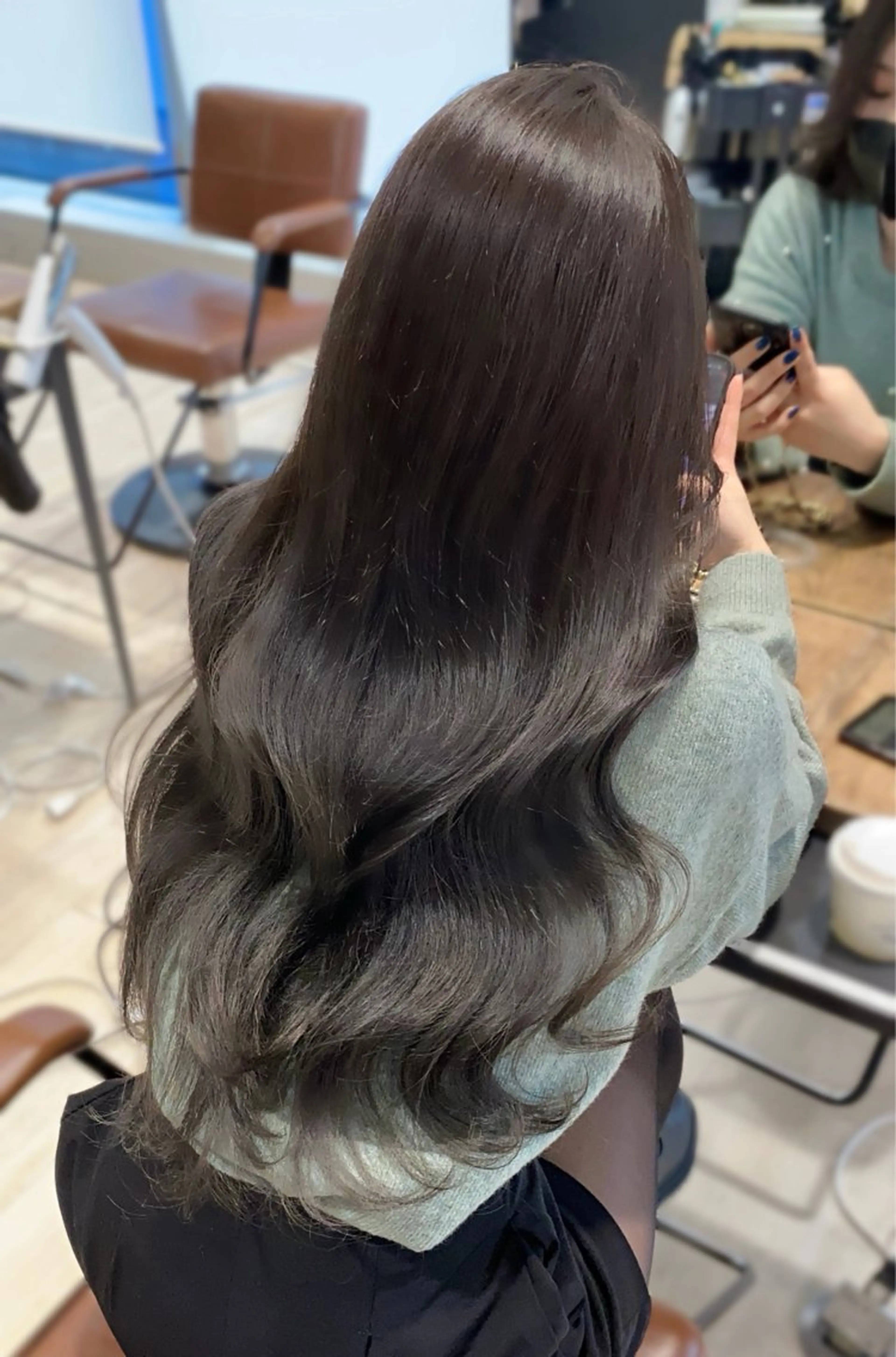 セミロング カラー 最小顔周り&レイヤー 特化/池袋/kokiのヘアスタイル