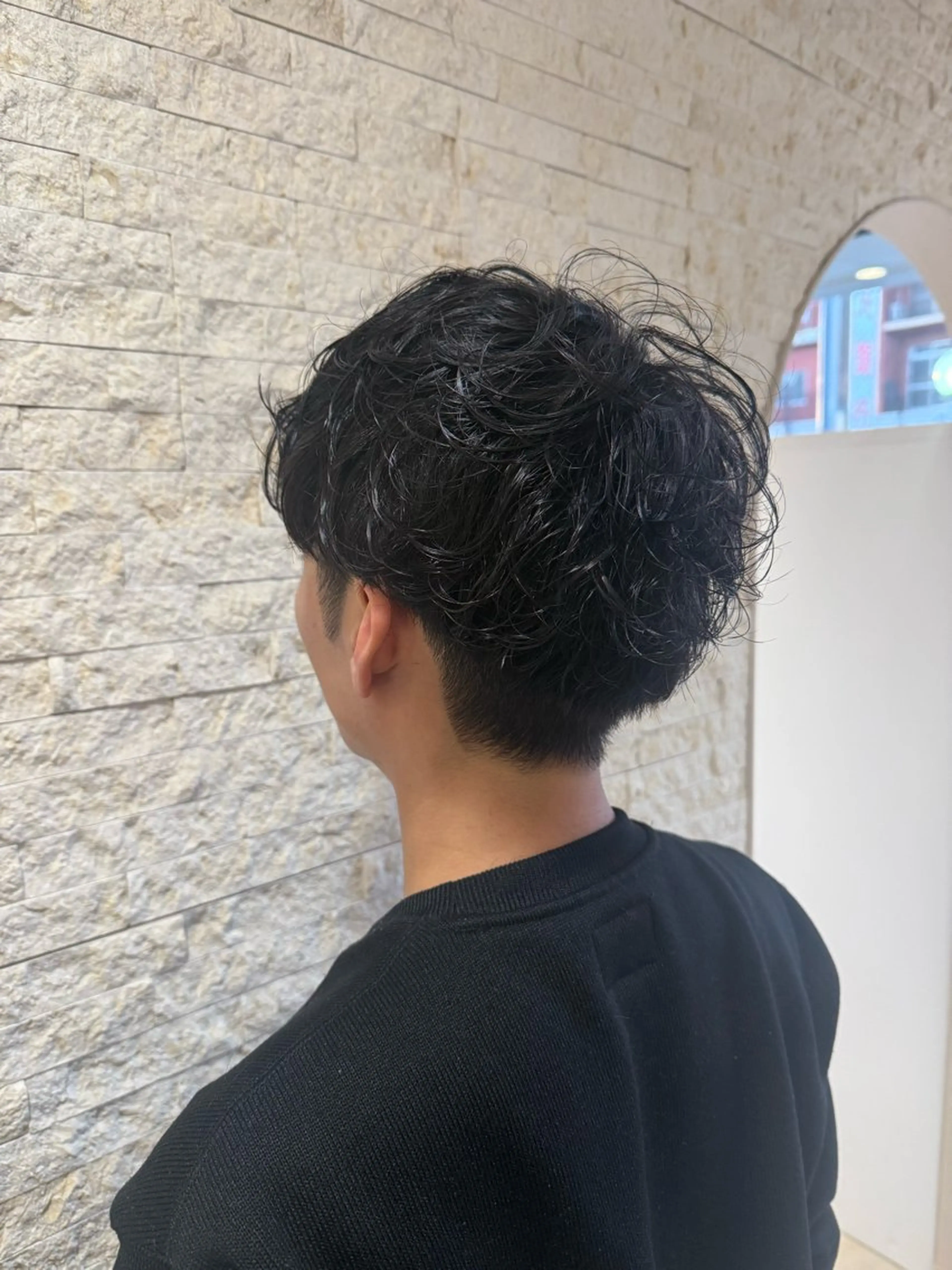 パーマ メンズ メンズパーマ カット メンズカット￤パーマ 🍒yuzuka🍒のヘアスタイル