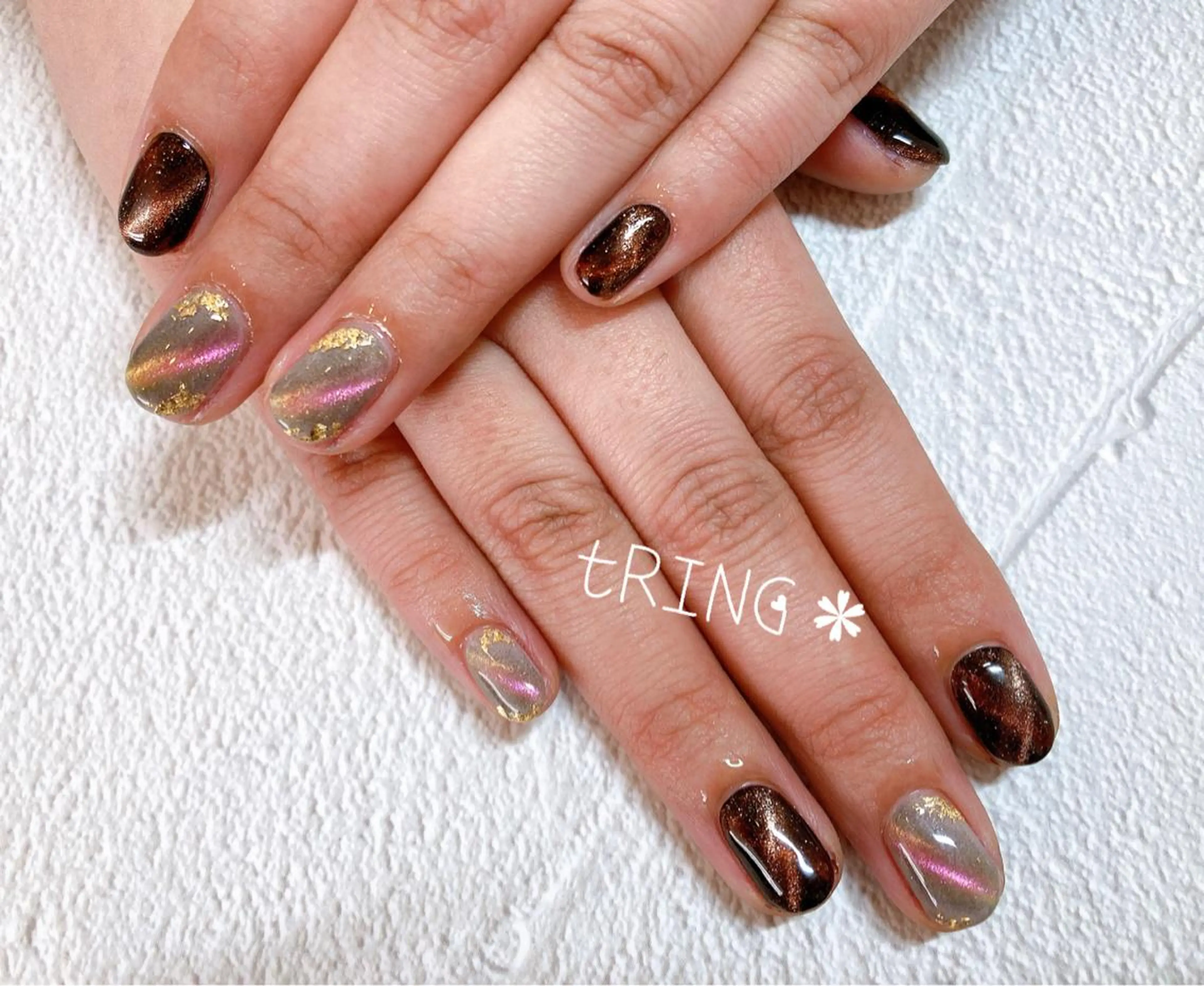 ネイル tRING＊ しいの木台のネイルデザイン