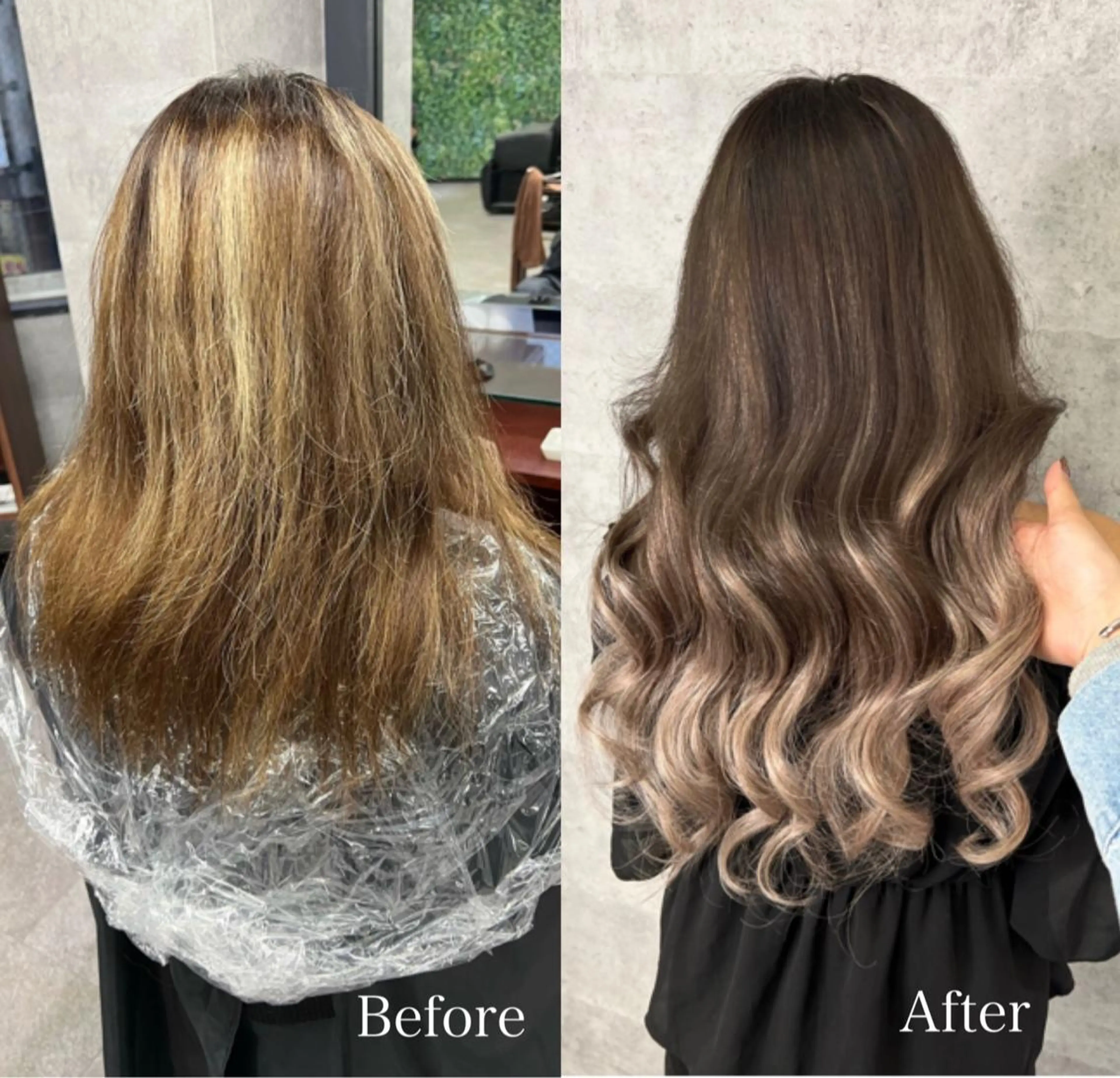 ロング カラー シールエクステ ハイトーンカラー エクステ ヘアカラー エクステ シールエクステ特化 ハイトーン、NANAのヘアスタイル