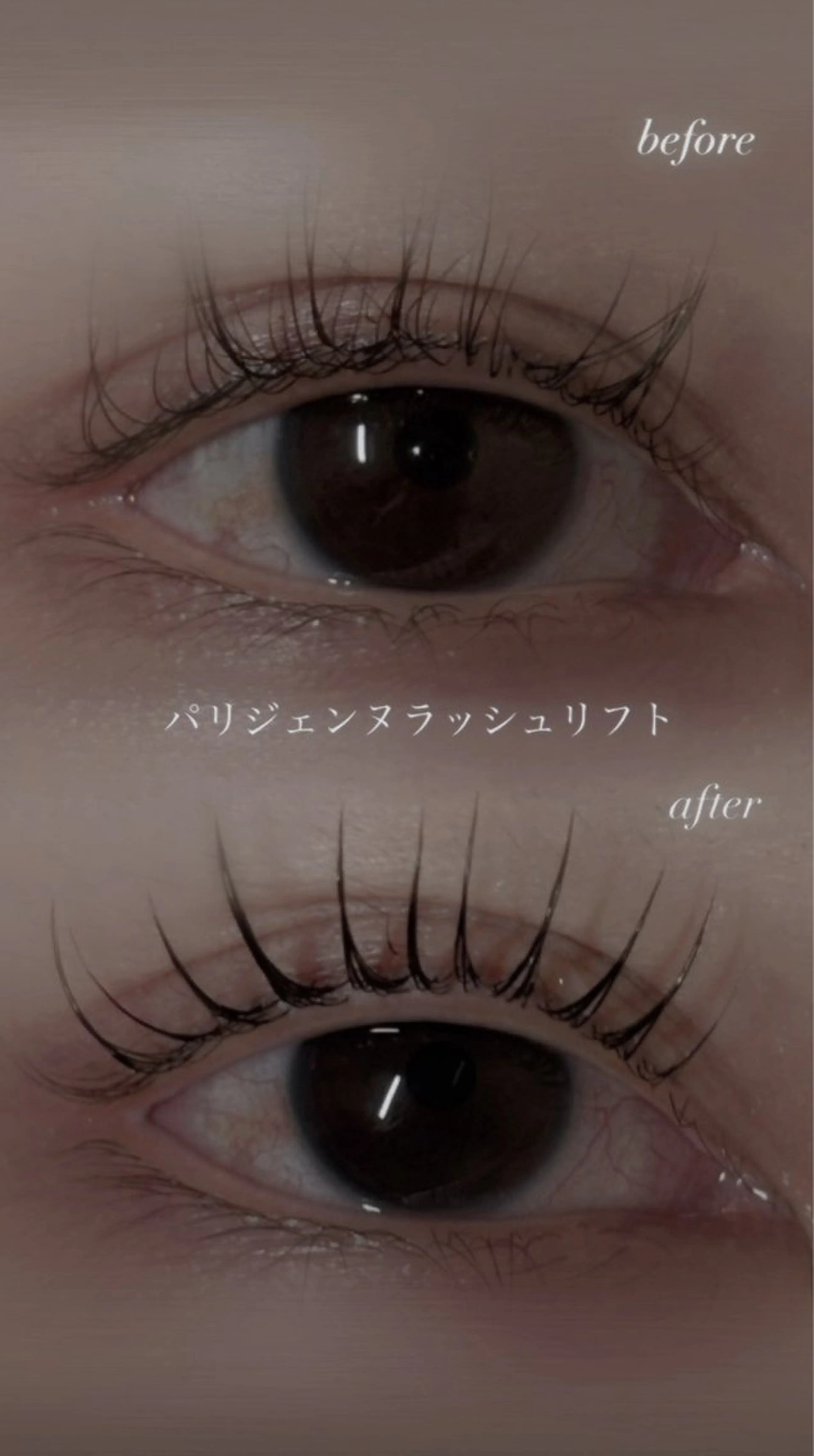 マツエク・マツパ パリジェンヌラッシュリフト 仲尾 奏音のマツエク・マツパデザイン