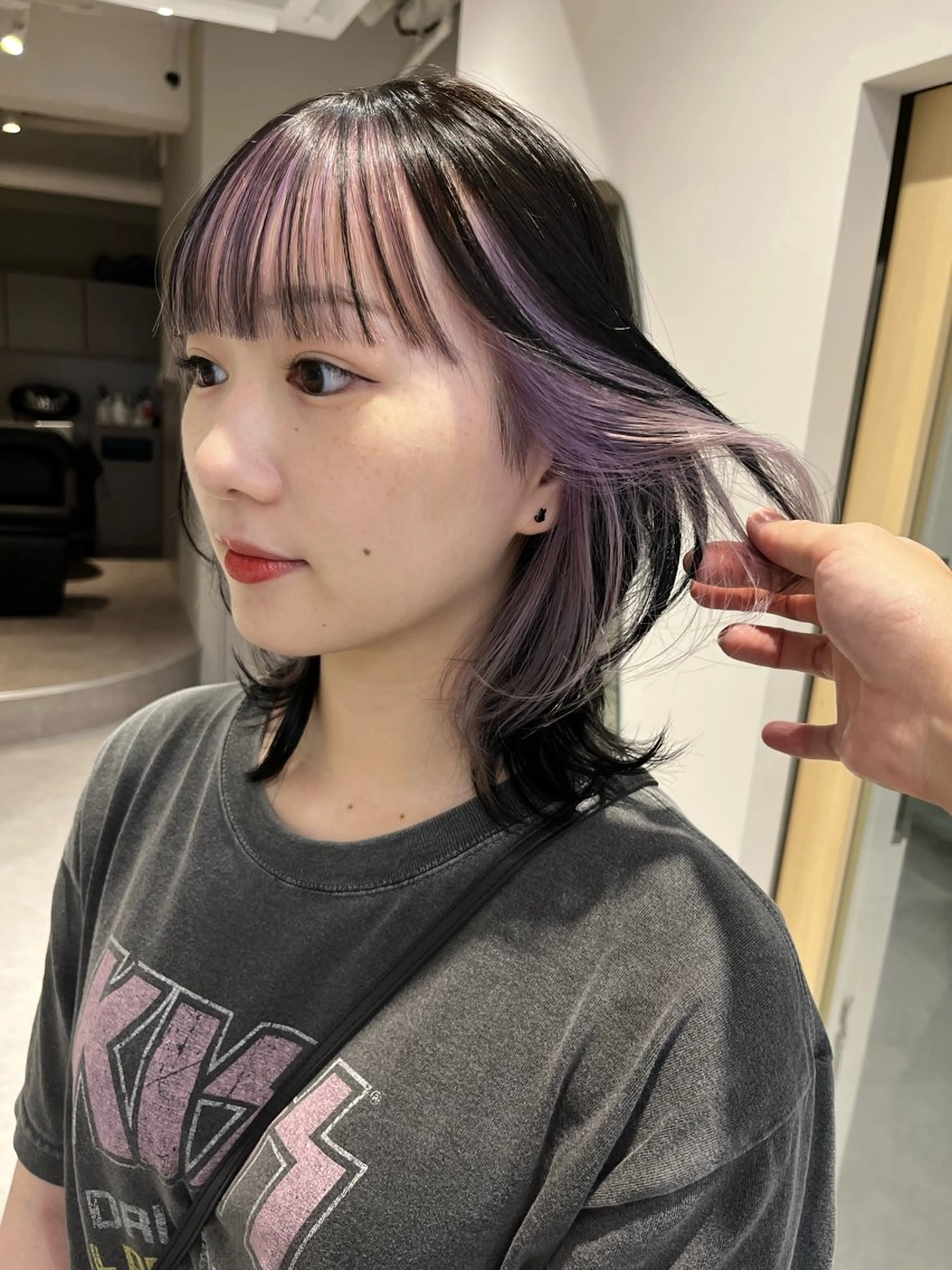 ショート カット ヘアカラー ハイトーン/ ボブ 中村麟のヘアスタイル