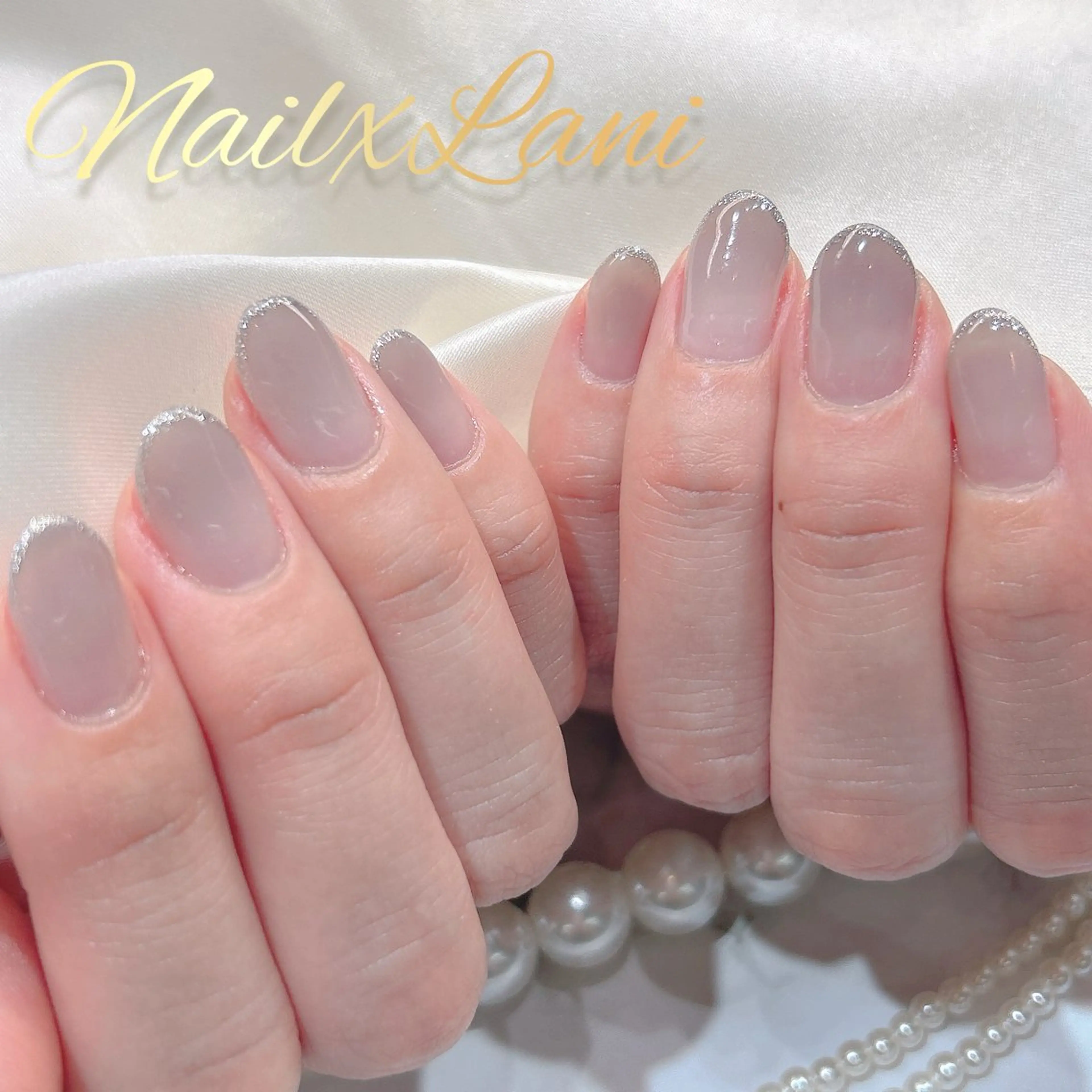 ネイル フットネイル ジェルネイル マグネットネイル パラジェル Nail×Lani 深爪矯正対応◎のネイルデザイン