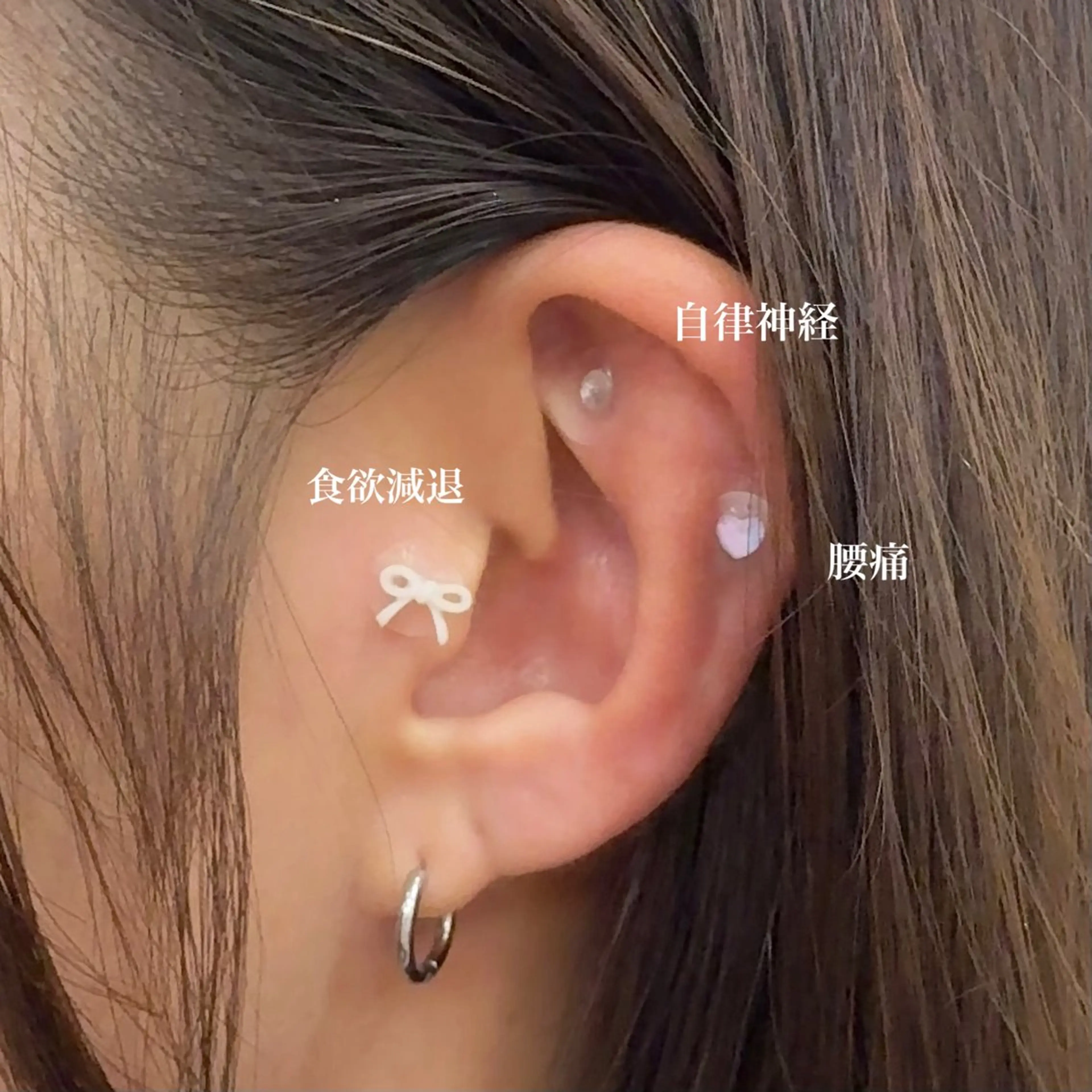 耳ツボジュエリー💎パーツ10つまで✨【補足説明欄必読】の写真