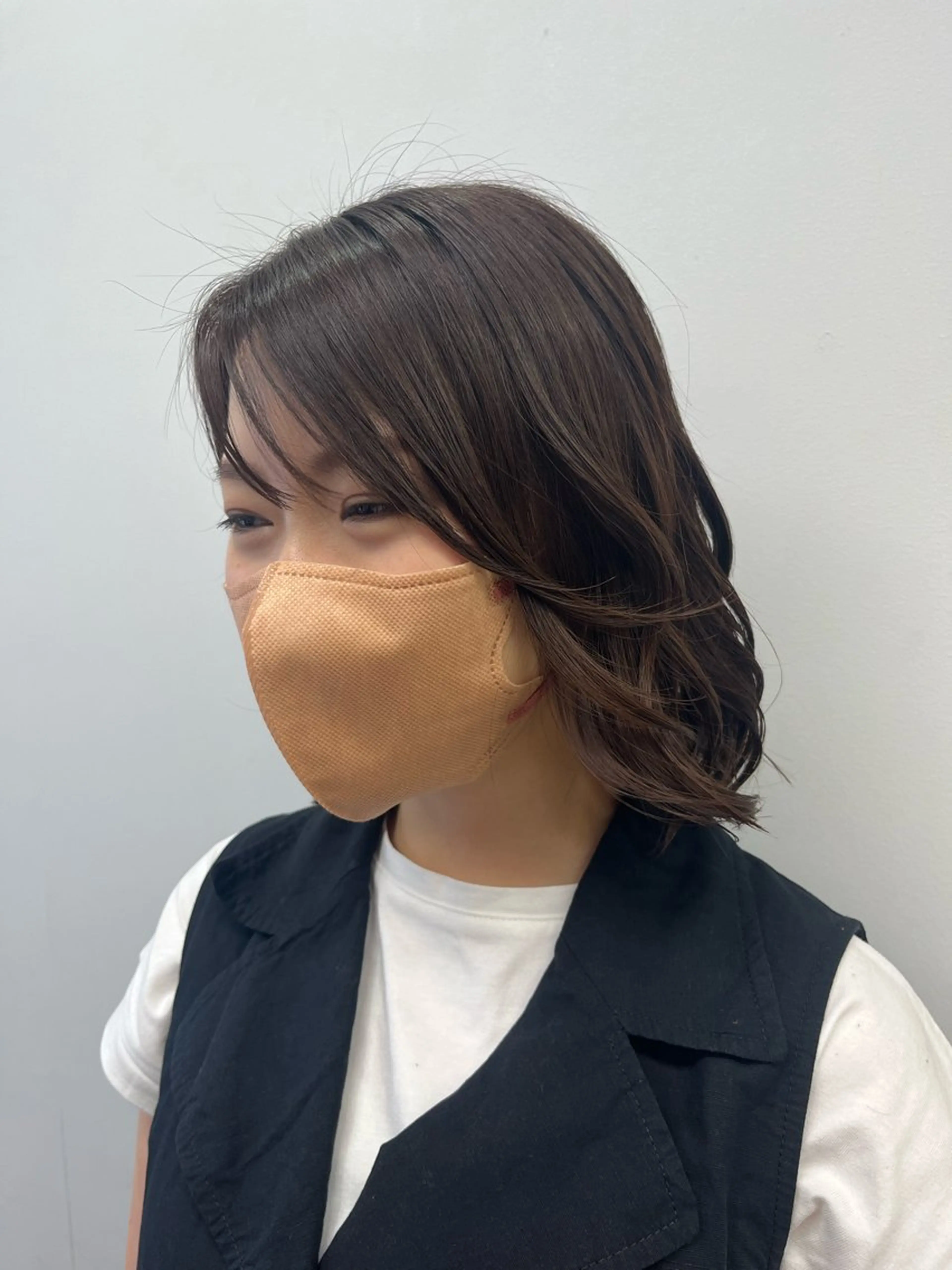 ミディアム カラー ヘアカラー Crescere所属・小島 凜のヘアスタイル