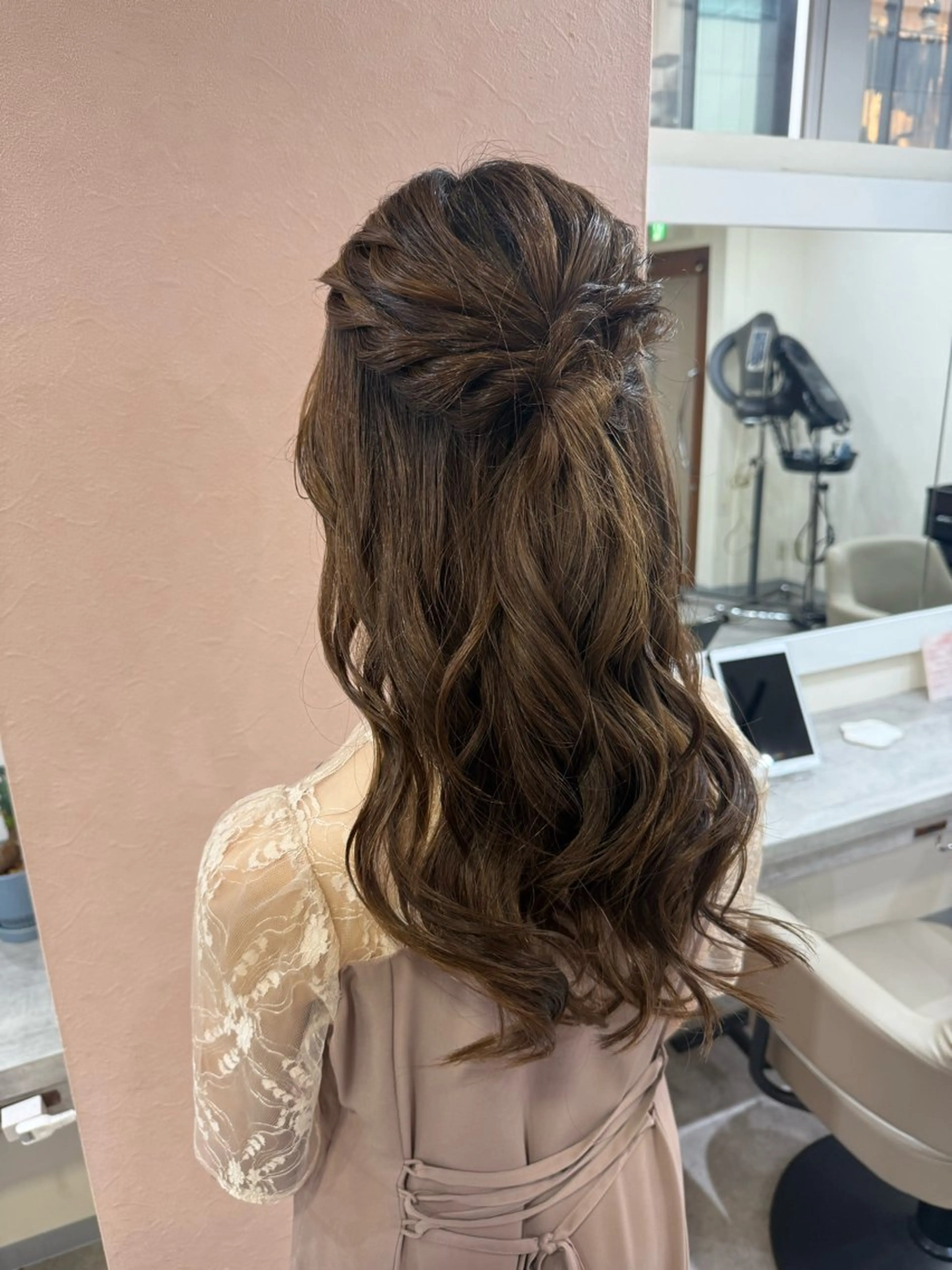 ロング ヘアアレンジ ヘアセット 韓国風パーマ/ヘア セット/店長みづきのヘアスタイル