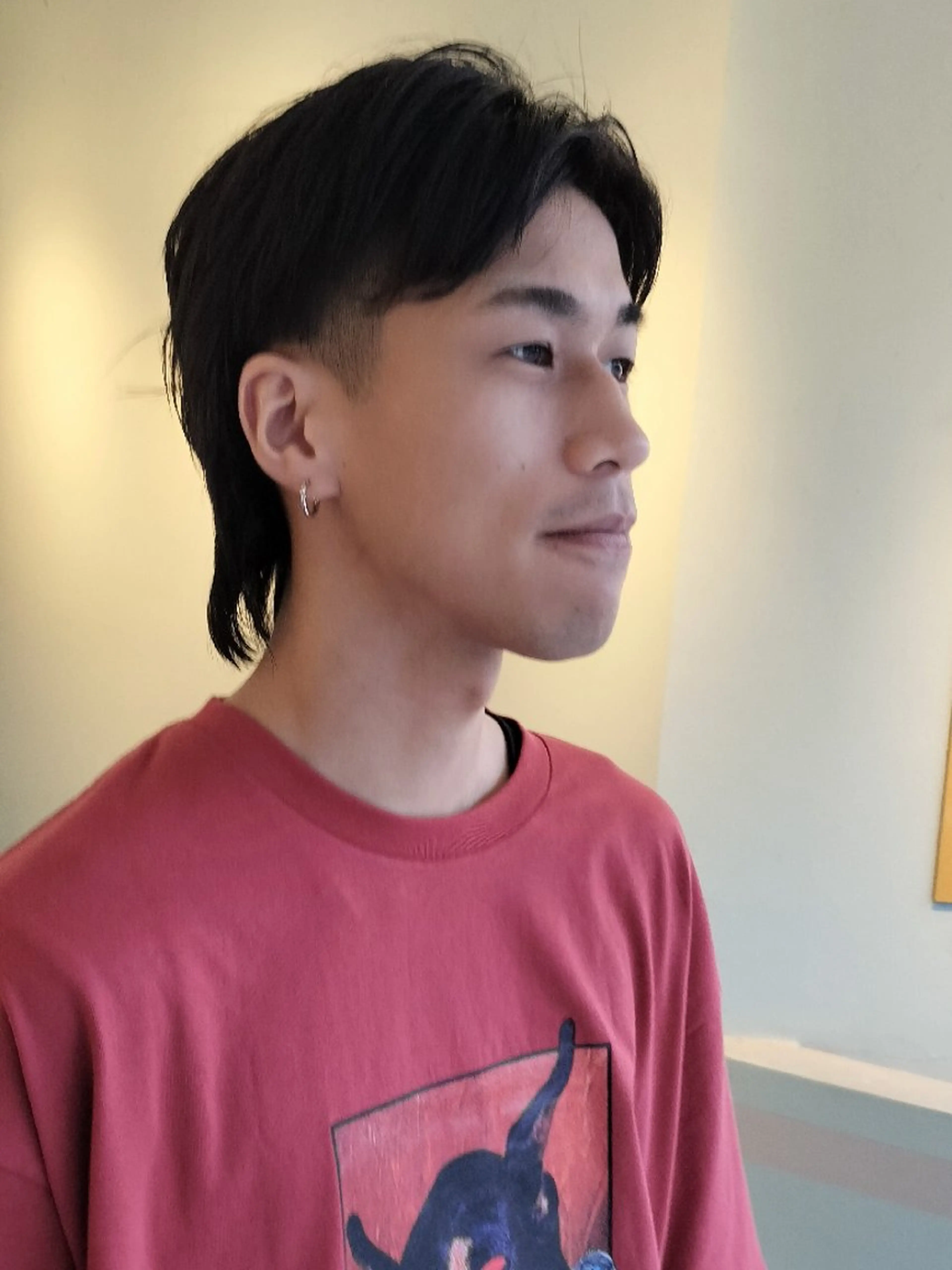 メンズ メンズウルフカット ウルフカット 中川 天のヘアスタイル