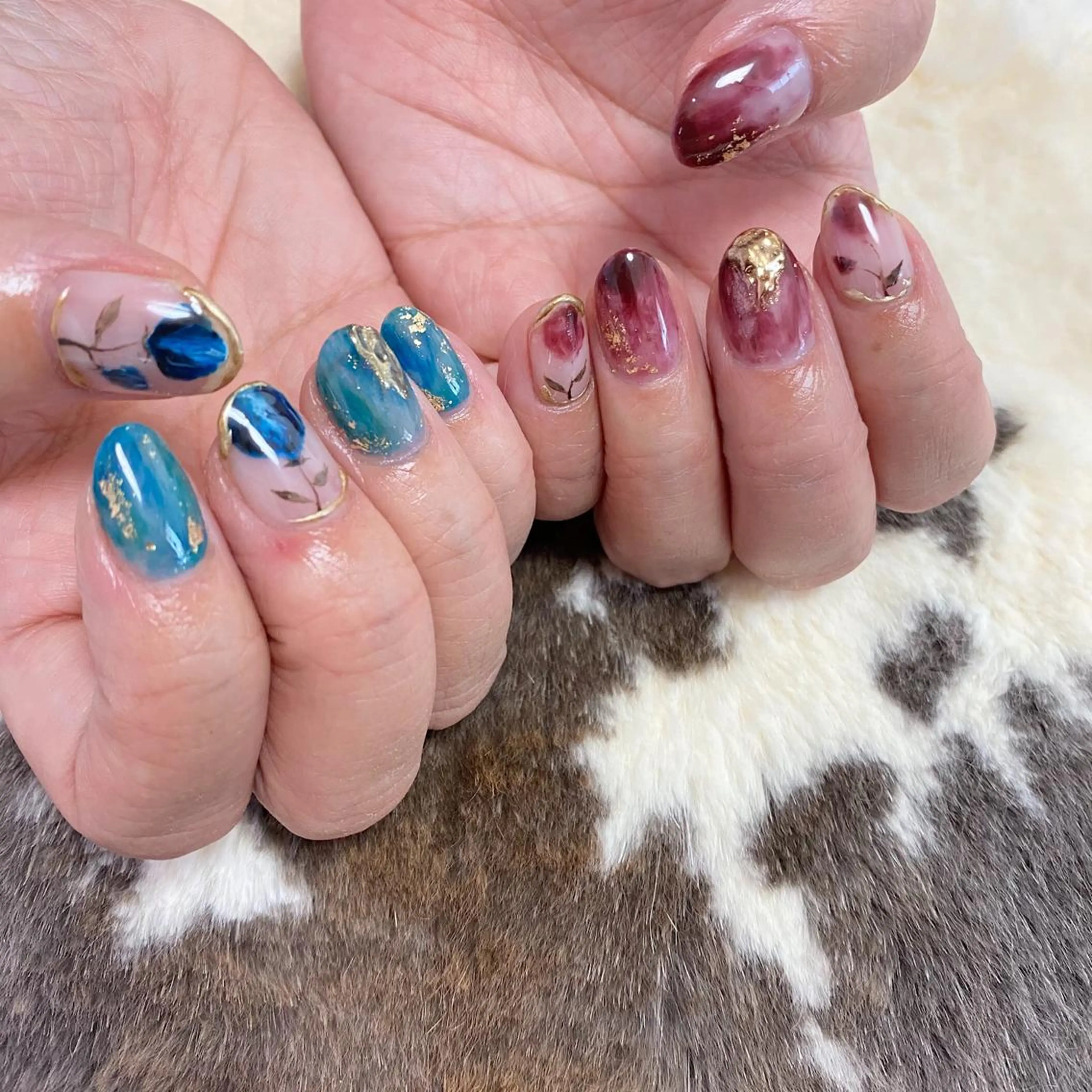 ネイル ニュアンスネイル lcoco nailのネイルデザイン