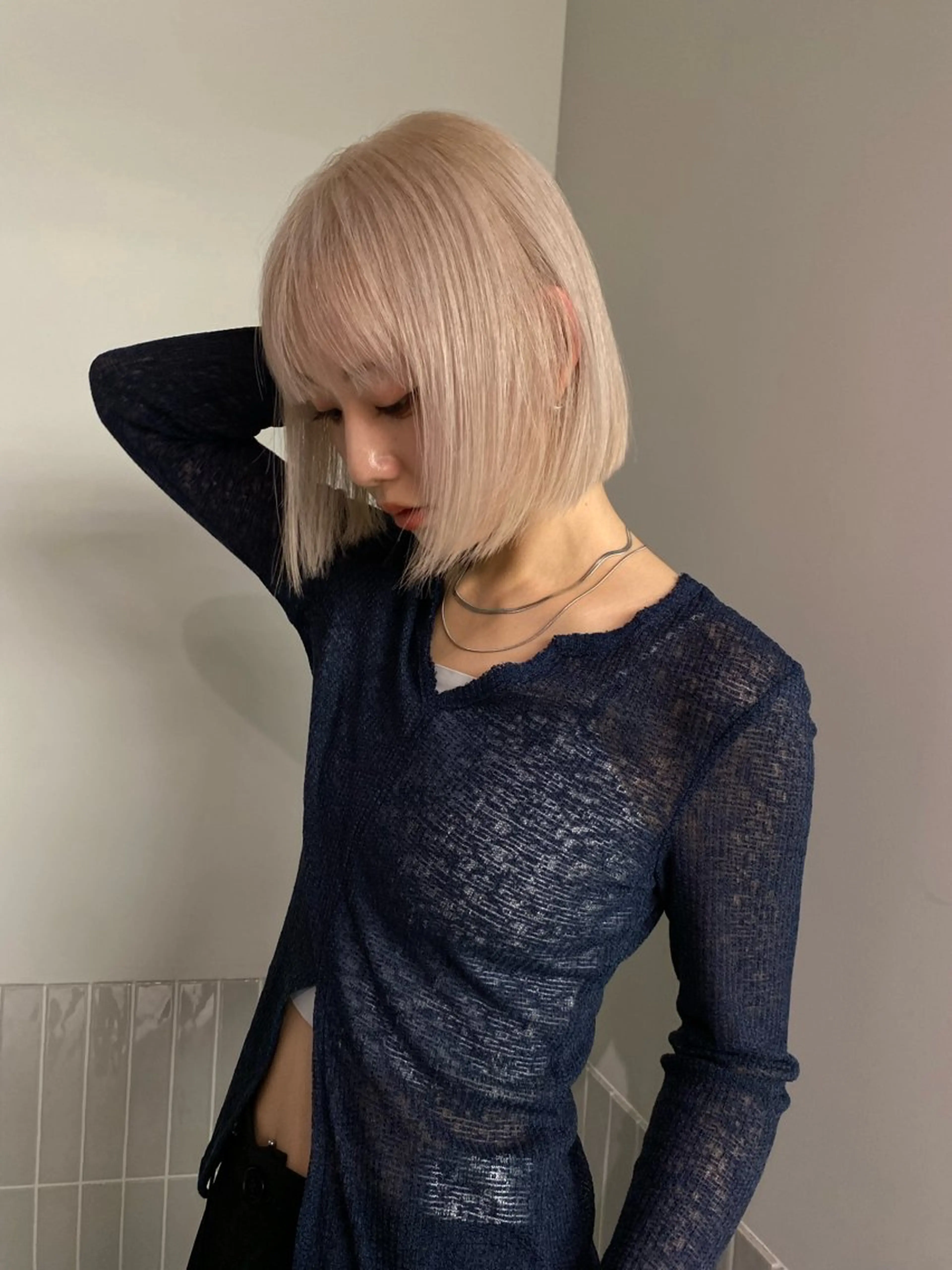 カラー ヘアカラー ブリーチモデル /  Runa☾のヘアスタイル