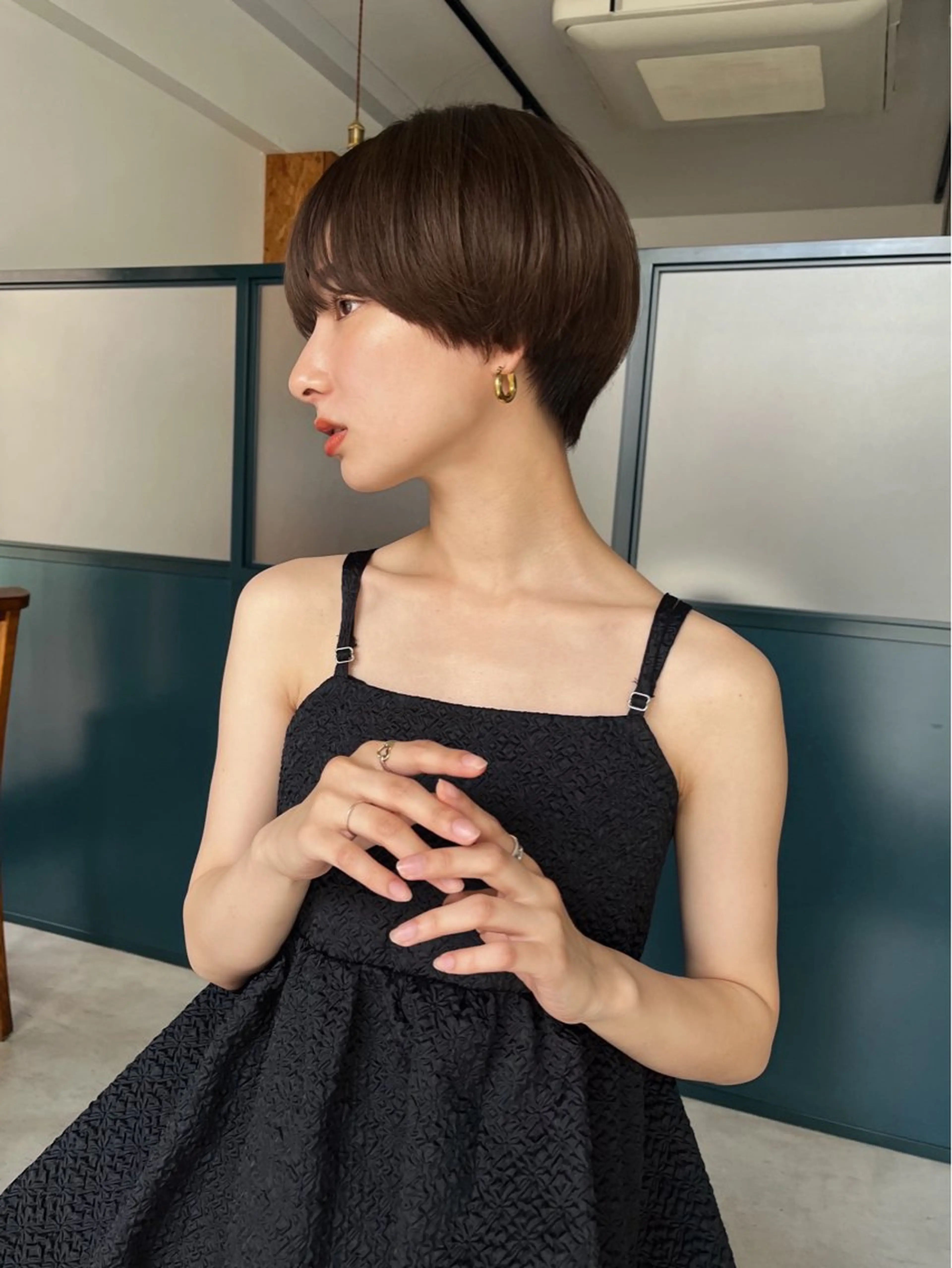 ショート ショートヘア 暖色/パーマ 🌼クニトウメイのヘアスタイル