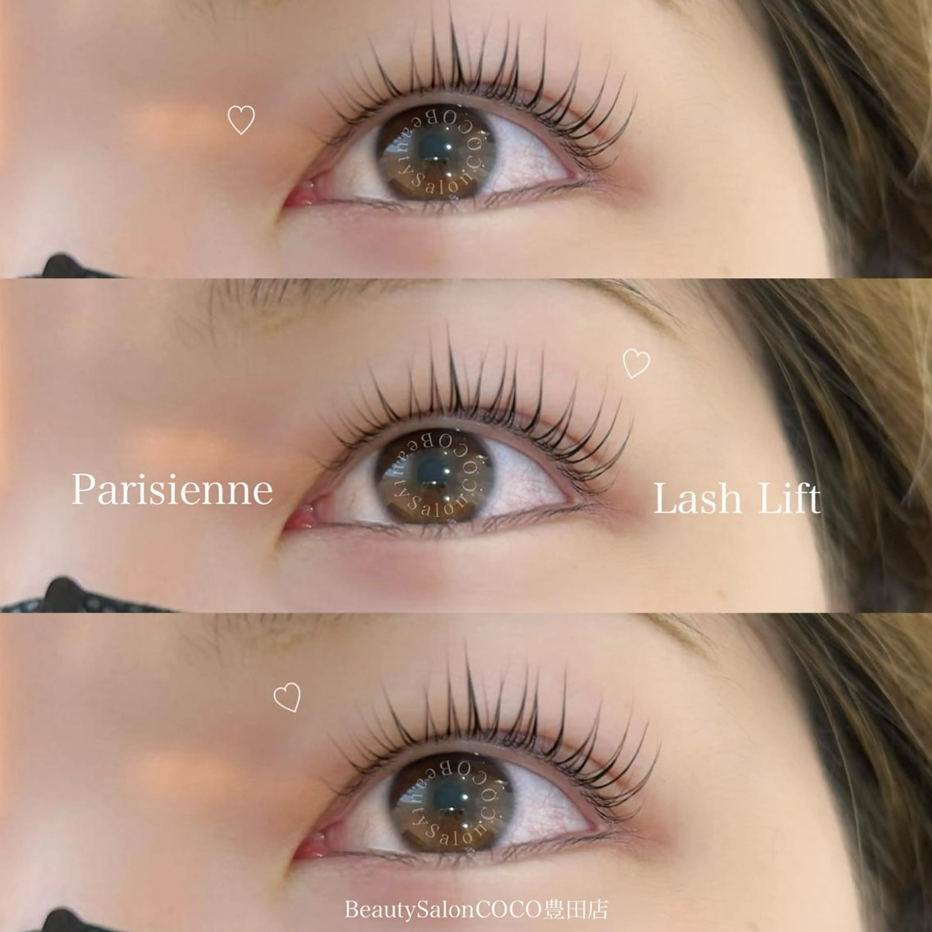 マツエク・マツパ パリジェンヌラッシュリフト BeautySalonCOCO所属・COCO豊田店 NINAのマツエク・マツパデザイン