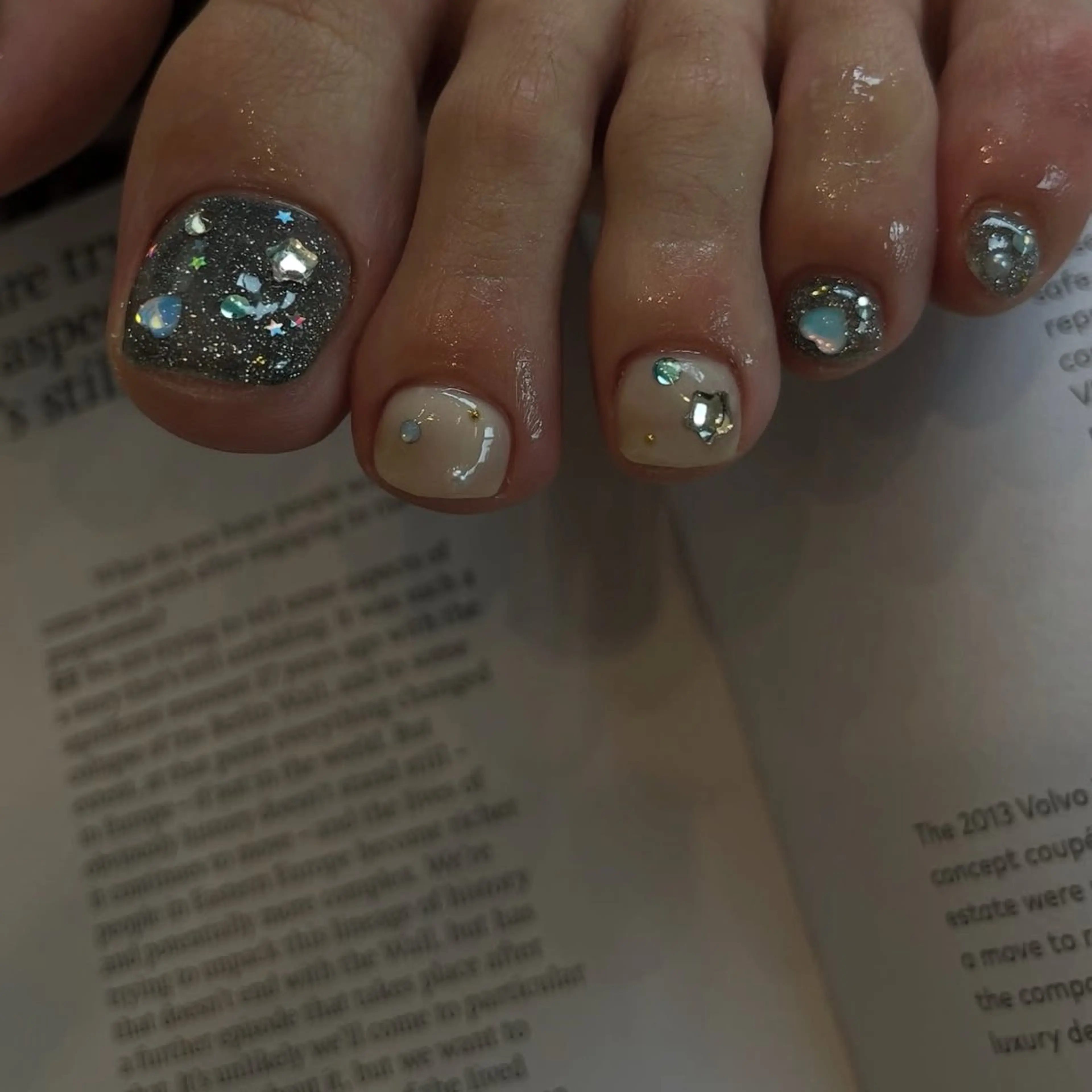 ネイル アートネイル フレンチネイル ジェルネイル 韓国ネイル 持ち込み フットネイル ANA.CHUO 本川越店舗のネイルデザイン