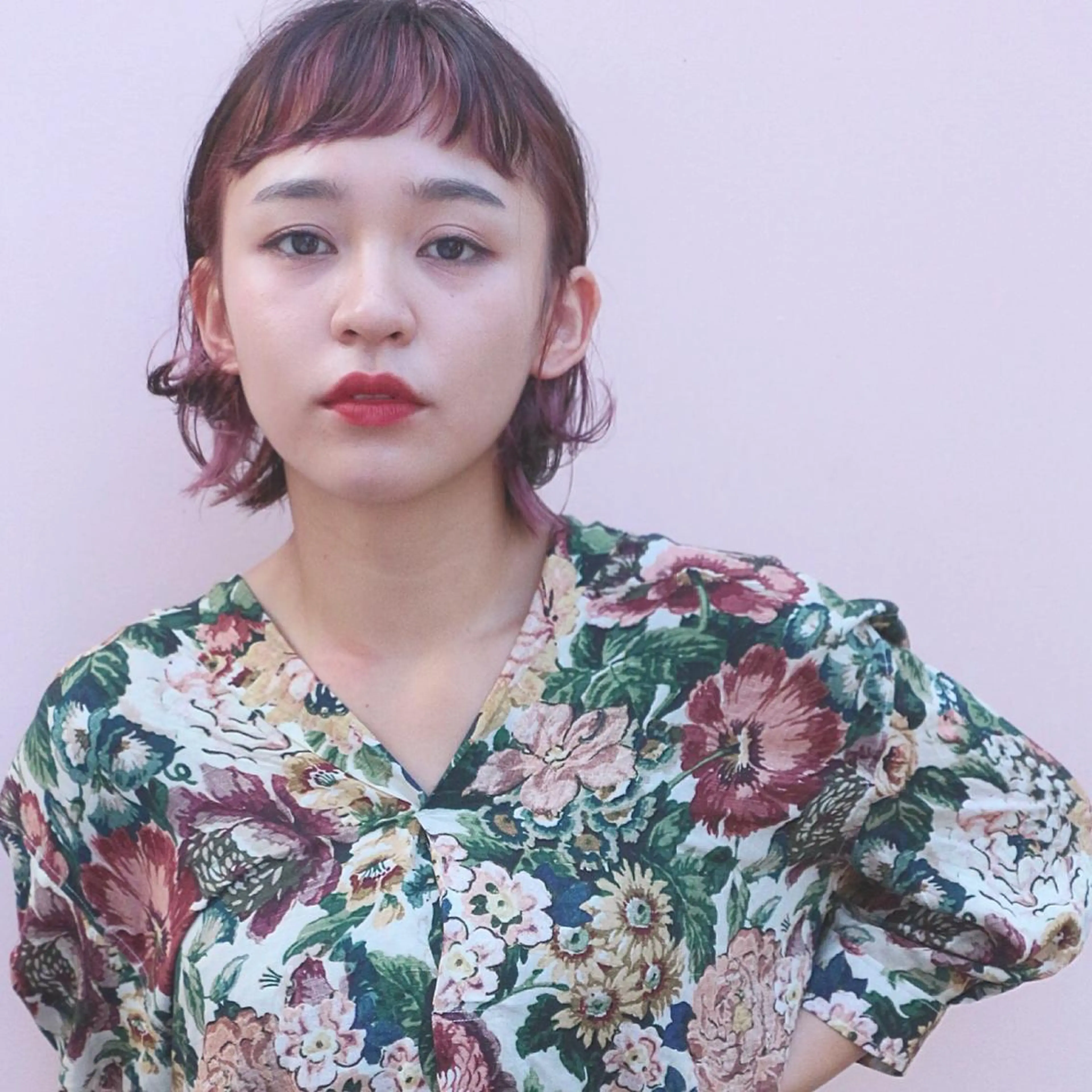 ショート ミディアム カラー パーマ ヘアアレンジ Beronica所属・beronica ベロニカのヘアスタイル