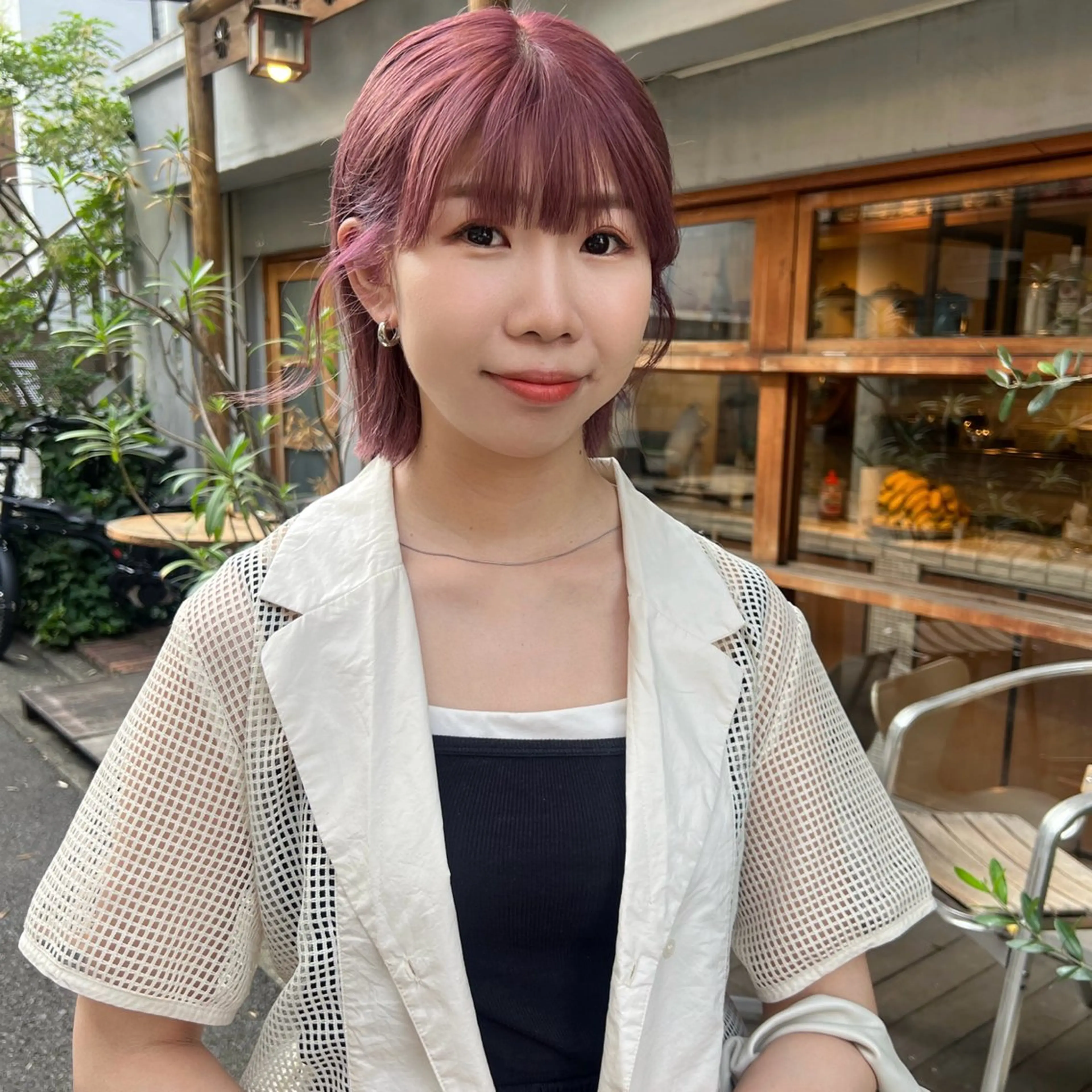 ミディアム カット ヘアカラー トリートメント AI TOKYO　S所属・mizuki 【韓国レイヤー】のヘアスタイル