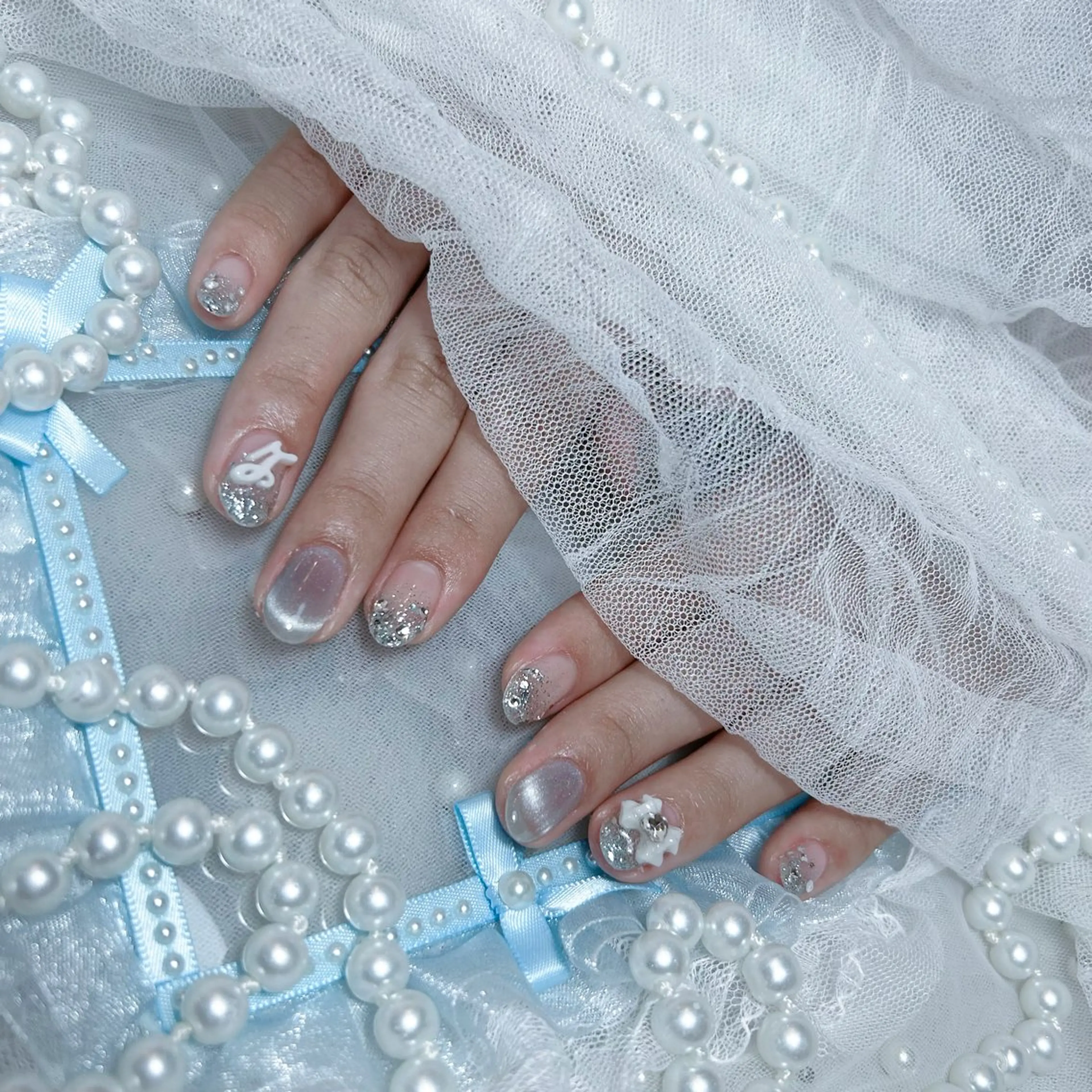 ネイル Yudia🩵 Yuiのネイルデザイン