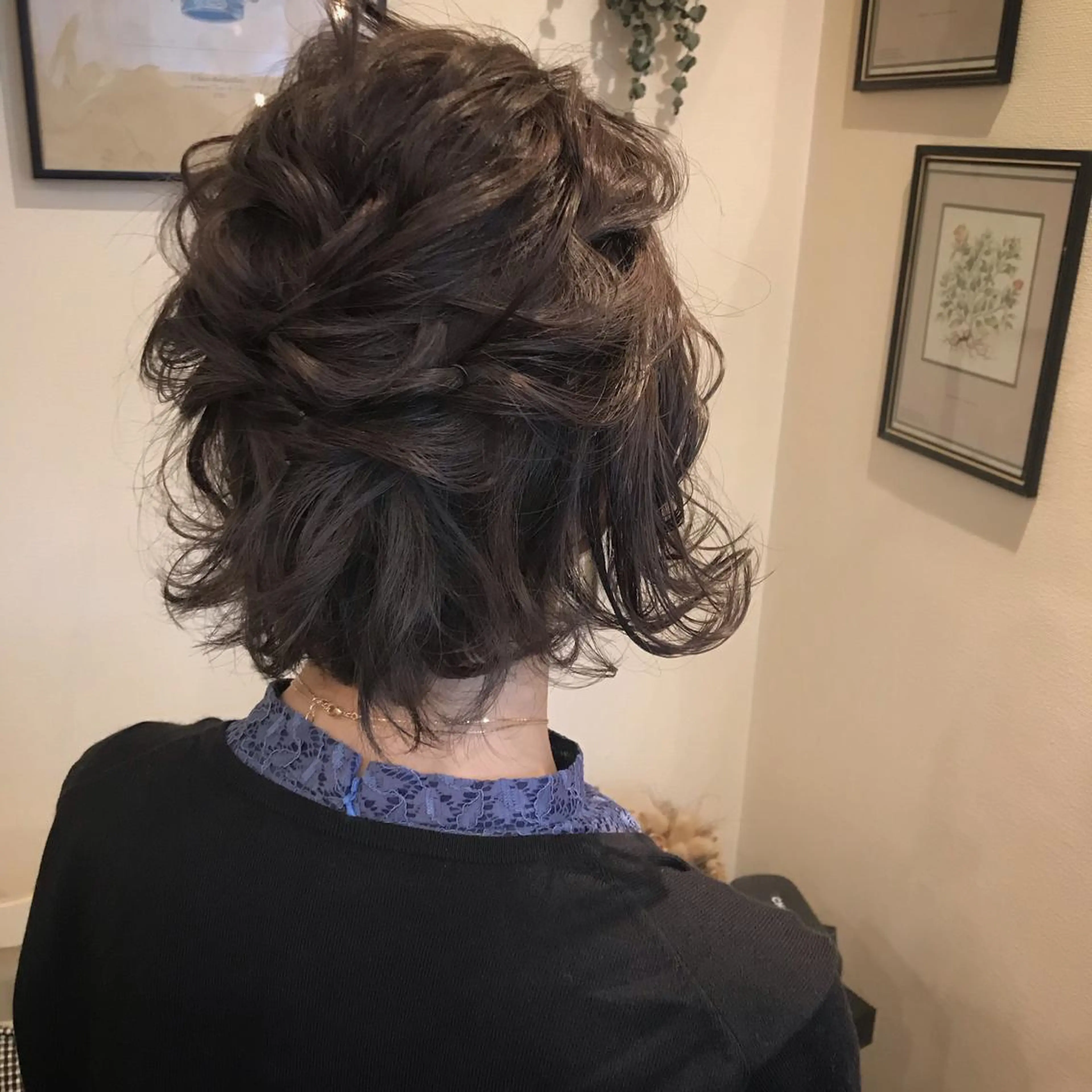 ショート カラー ヘアアレンジ 韓国 / 中国ヘア 🦋Noniのヘアスタイル