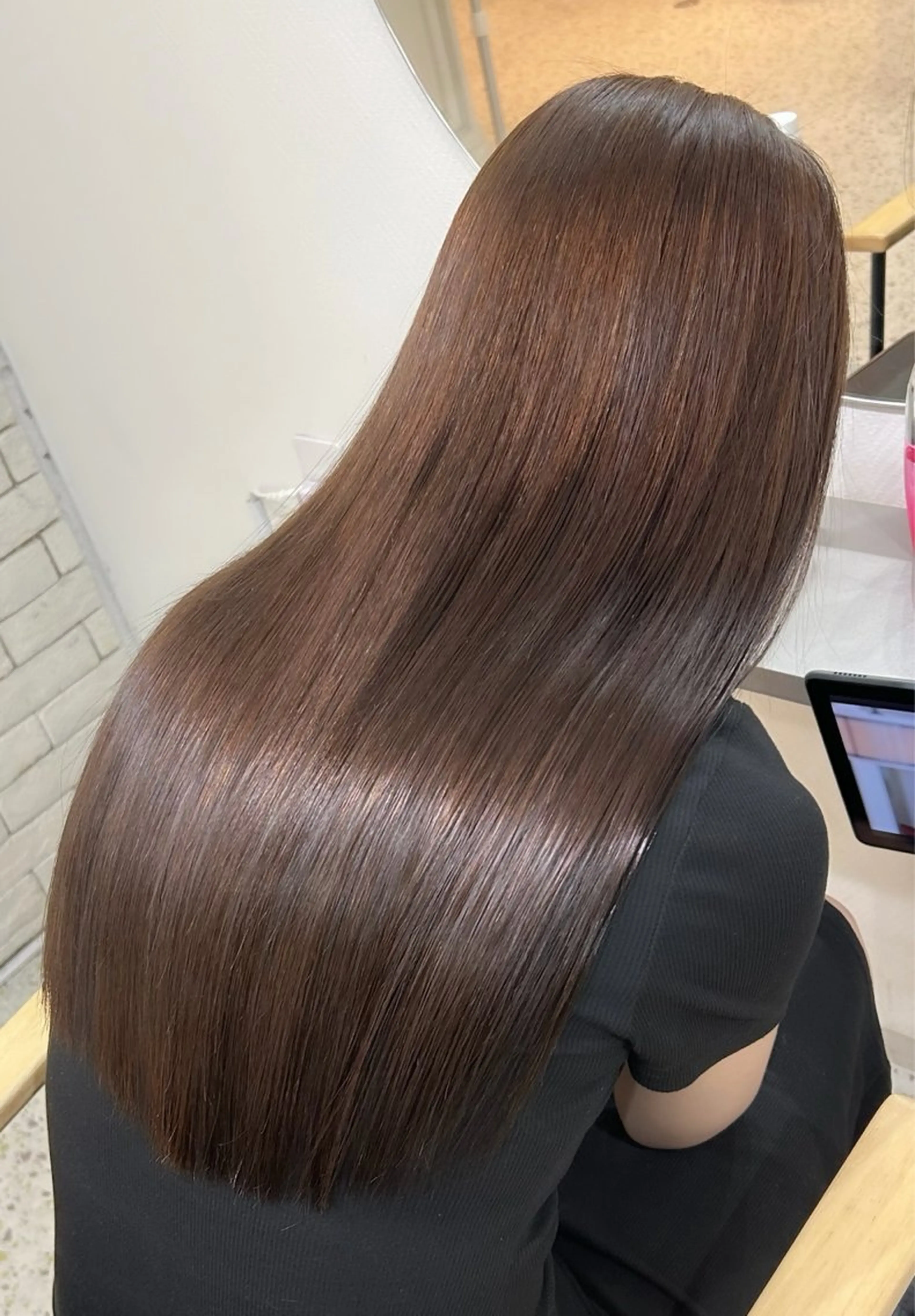 ロング カラー ベージュカラー 透明感カラー Memories所属・🧣艶カラー・ヘア セット Chie🧸のヘアスタイル