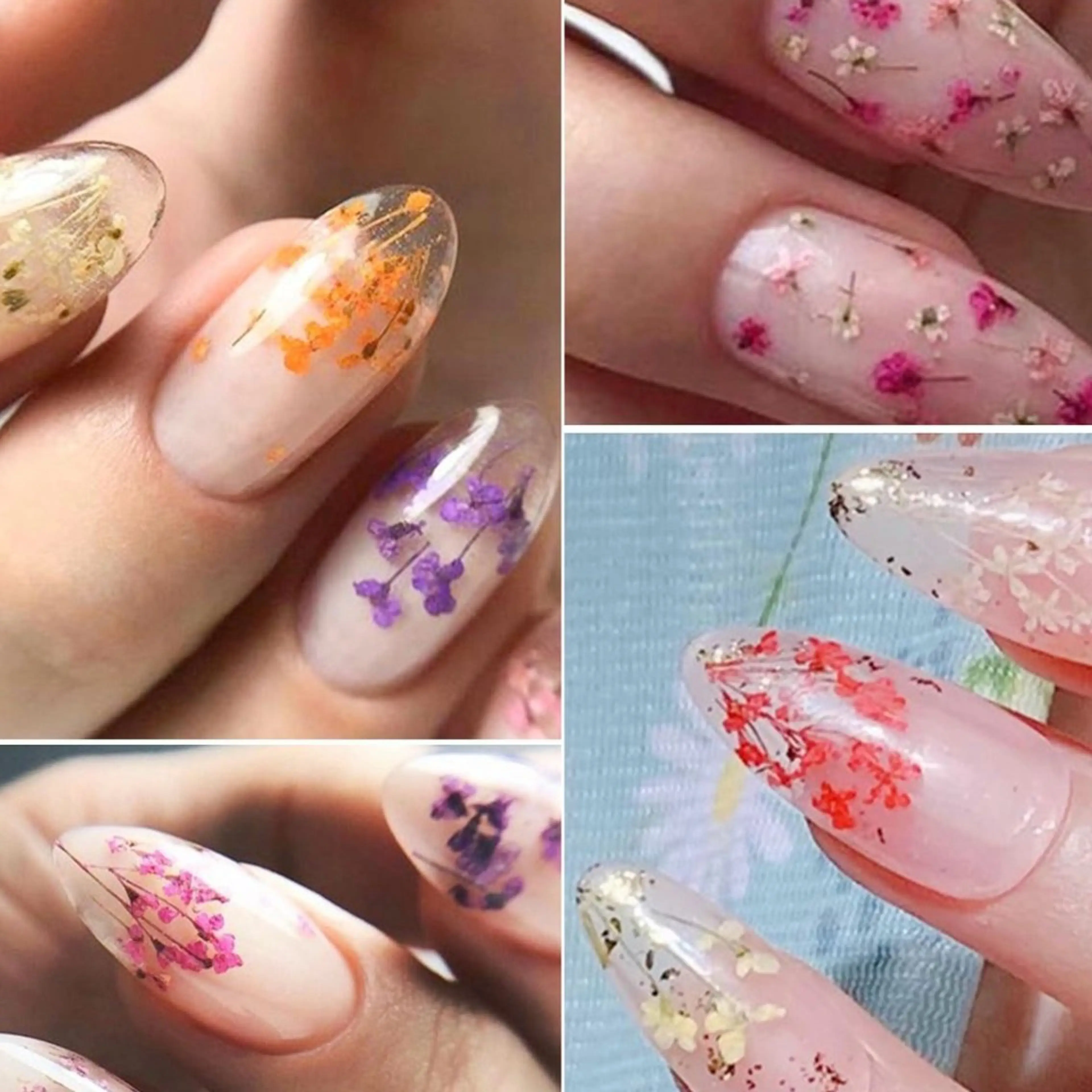 フラワーネイル🪻　オフありの写真