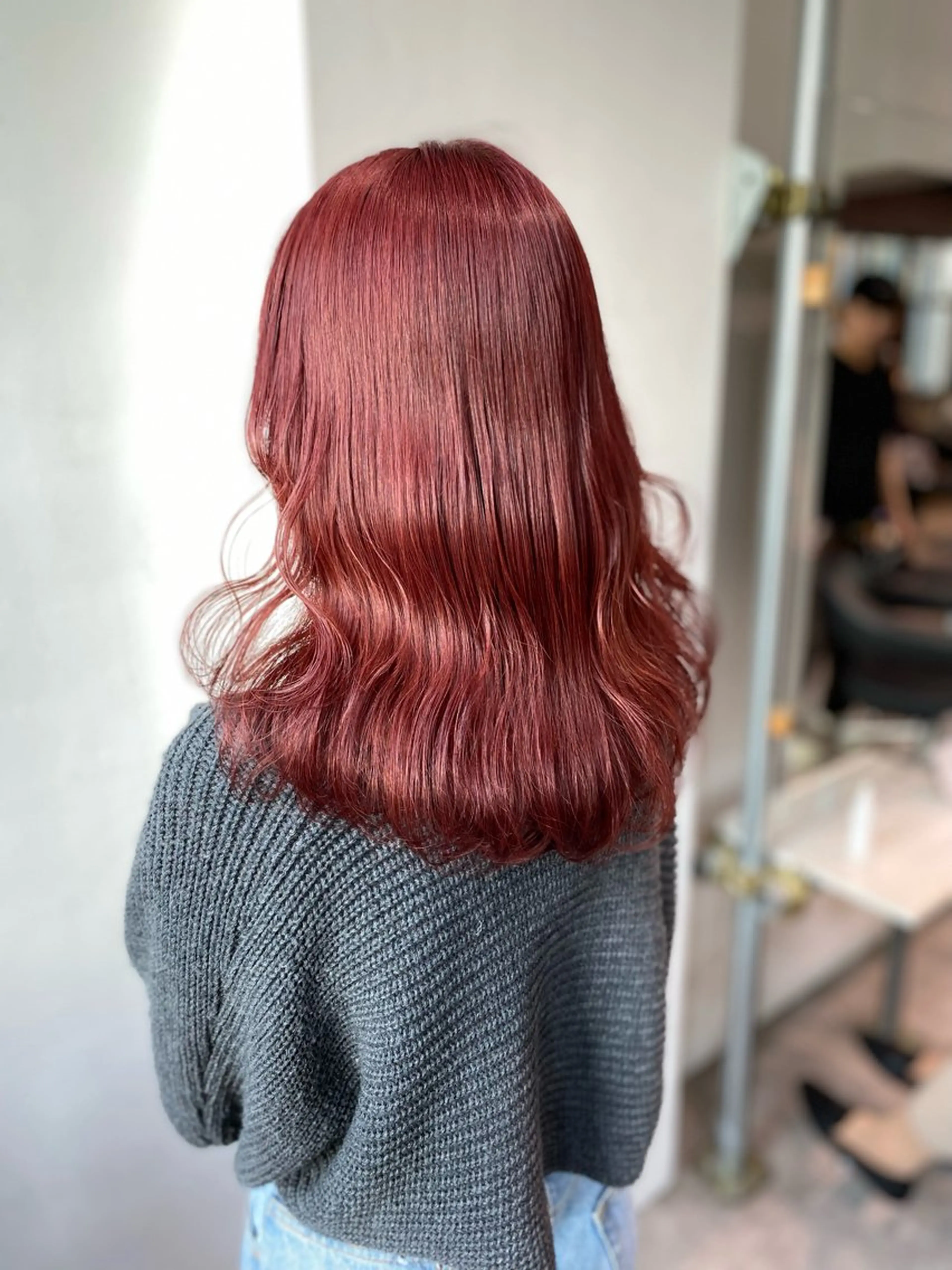 ロング カラー 縮毛矯正/ハイトーン /パーマ/前原汐🎐のヘアスタイル