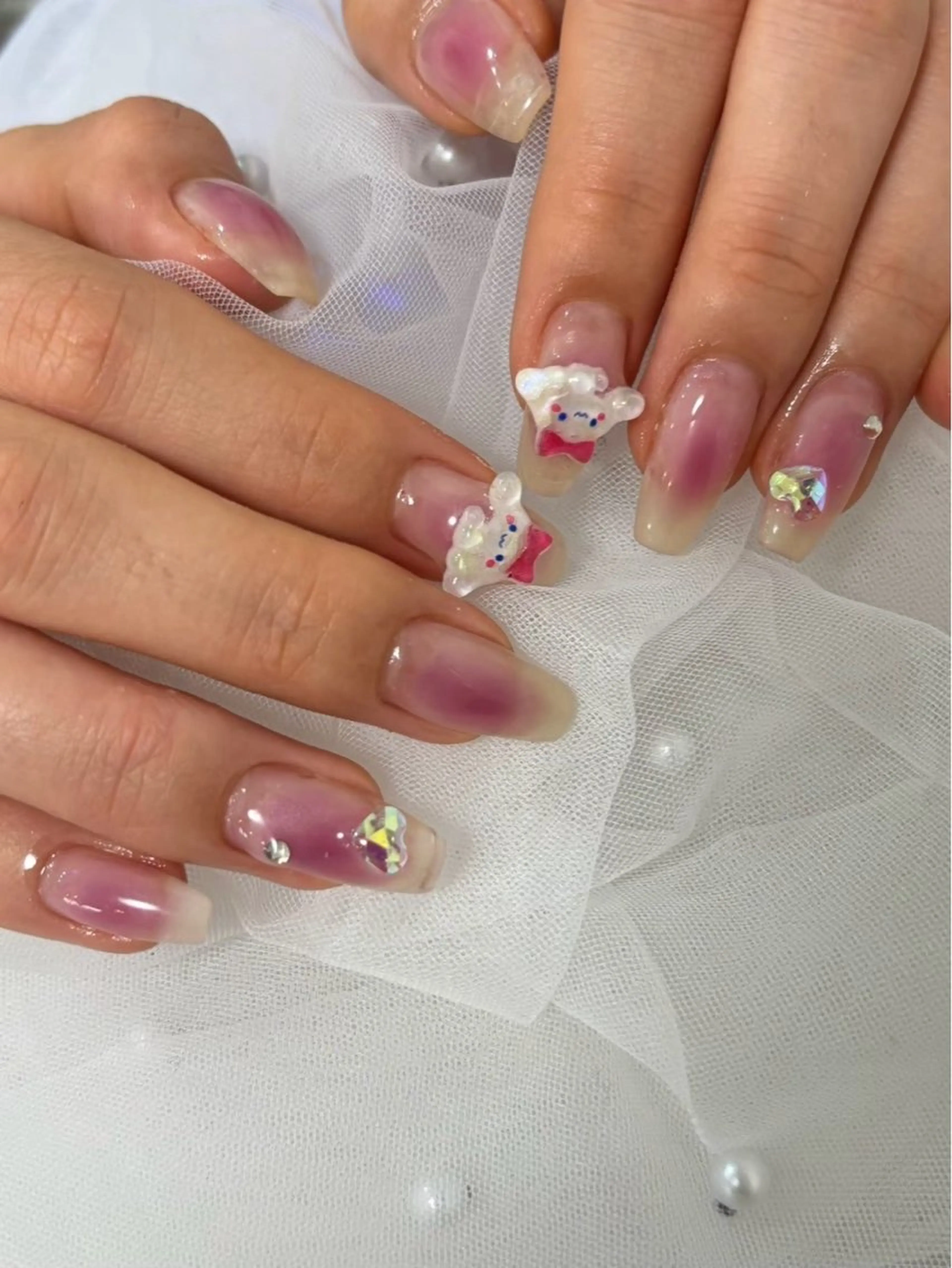 ネイル フットネイル ジェルネイル 卒業式 マグネットネイル パラジェル ハンドネイル lalaroom. nailsalon航空公園店所属・lala room.のネイルデザイン