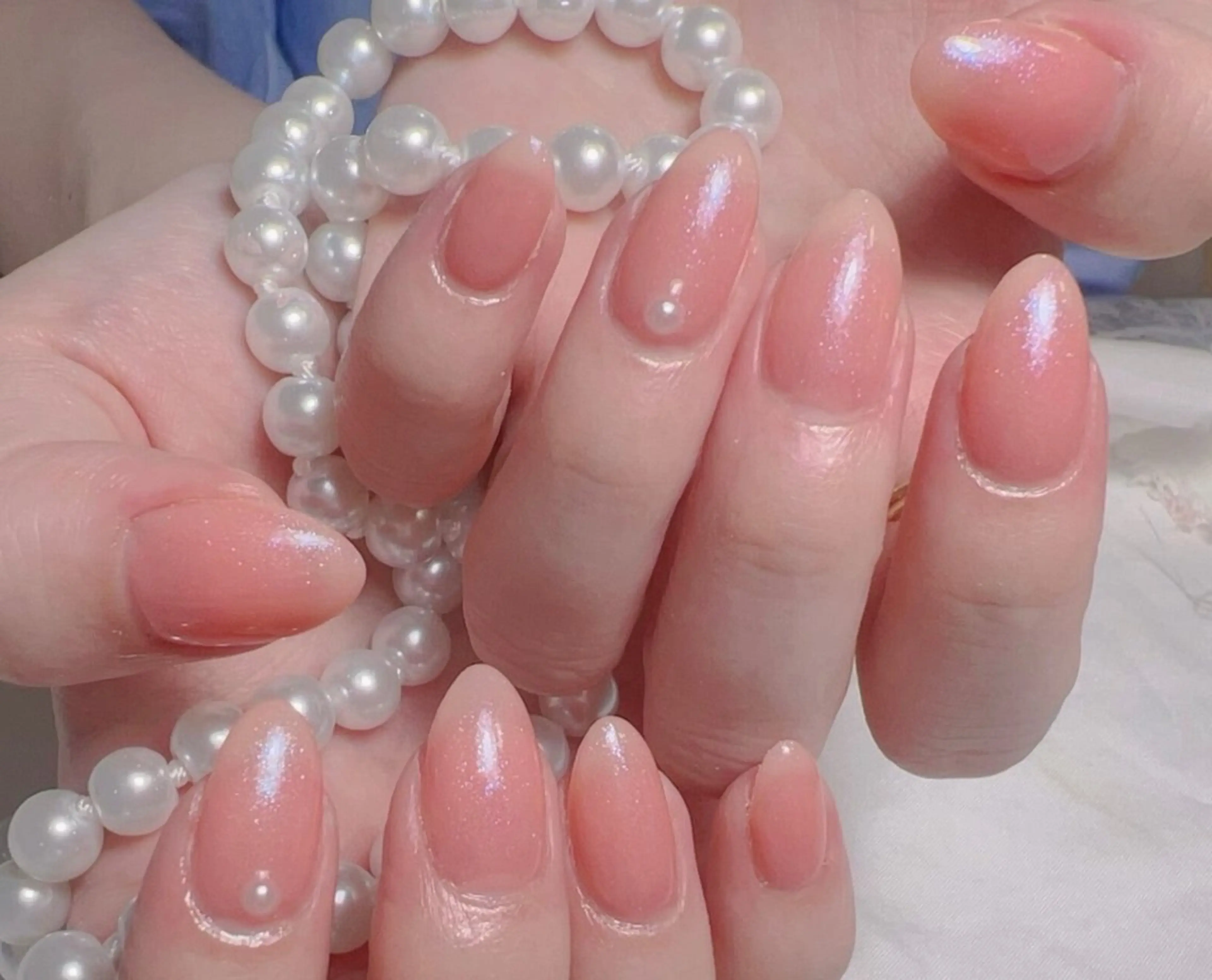 ネイル アートネイル フレンチネイル ジェルネイル グラデーション 韓国ネイル 村中 ハナのネイルデザイン
