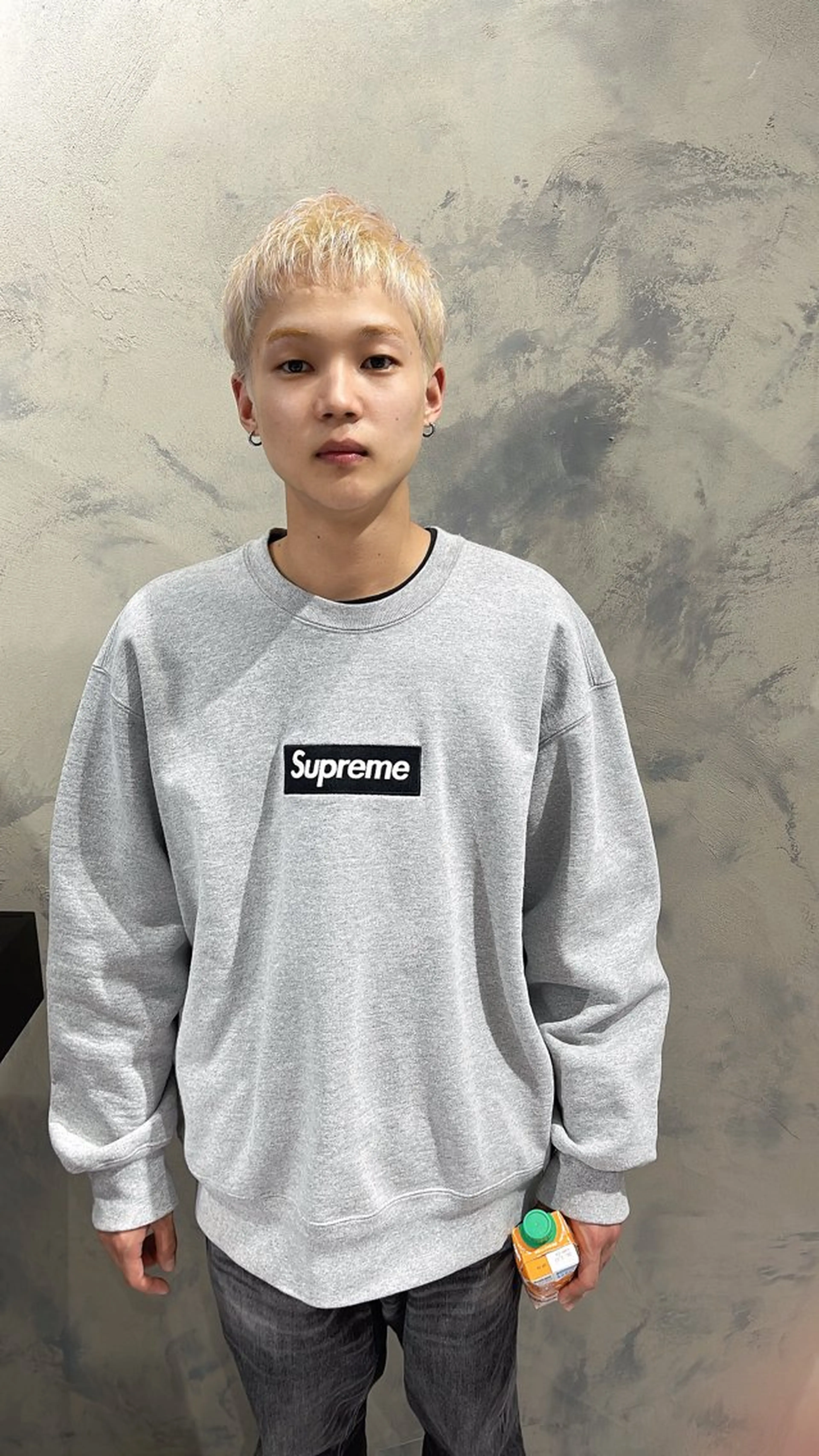 ショート カラー メンズ メンズハイトーン メンズ韓国風 ブロンド ハイトーンカラー 韓国風ヘア Realme京都四条烏丸ドゥエ所属・馬込 祝生のヘアスタイル