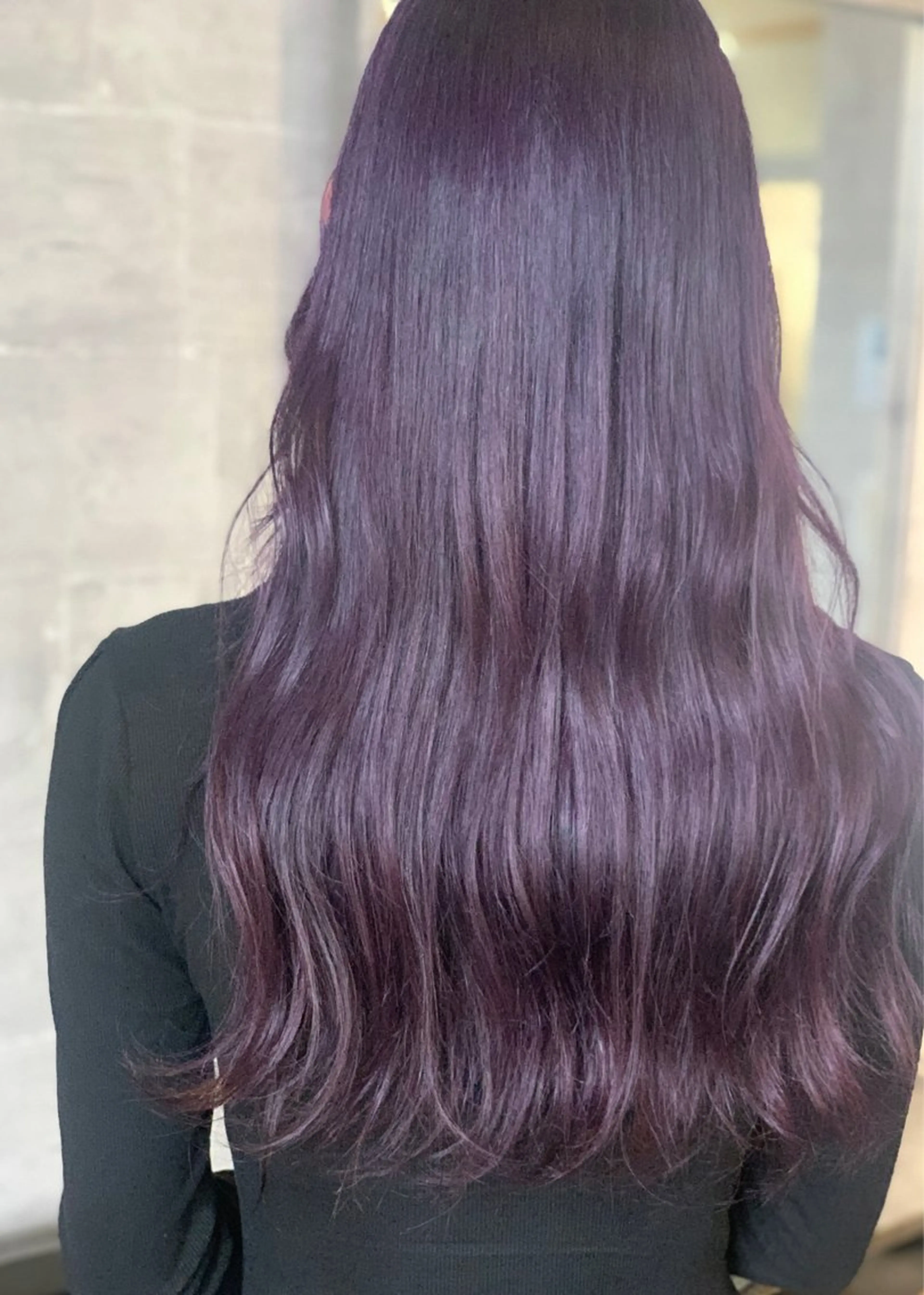 ロング ボブ 顔まわりレイヤー 顔周りカット ハイライト 韓国風ヘア ank classic hair【アンククラシックヘアー】所属・バレ、ハイライト モデル募集　齋藤祐哉のヘアスタイル