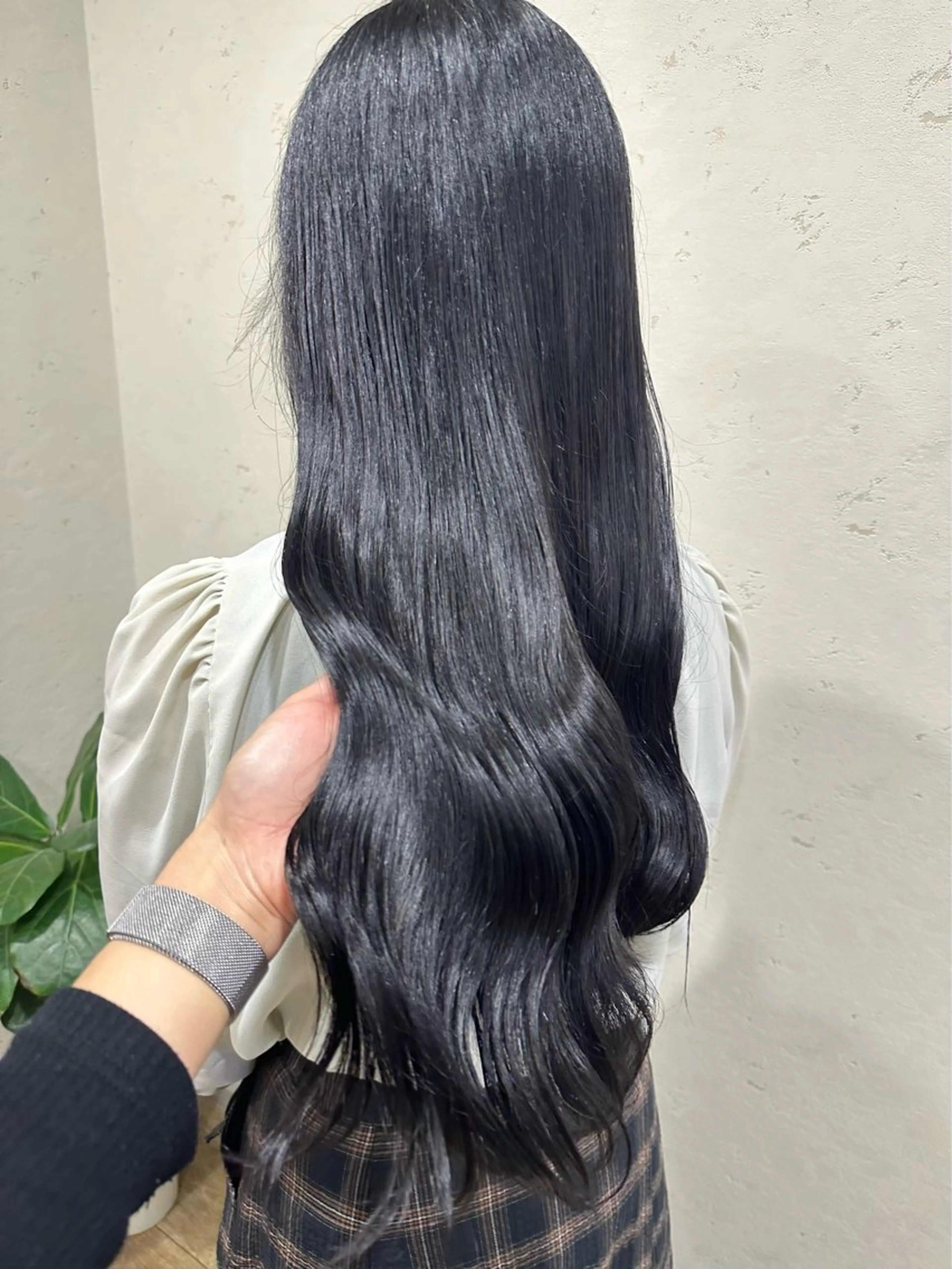 セミロング カラー ヘアカラー 🫧艶髪カラー/ 透明感カラー/ヒマリのヘアスタイル