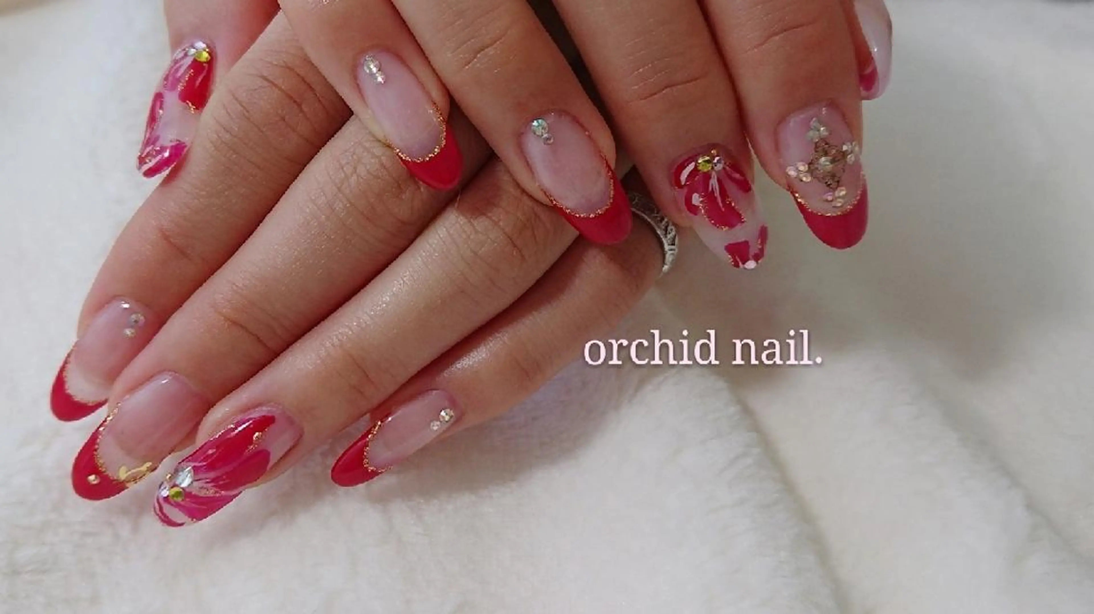 ネイル orchid ♡オーキッドのネイルデザイン