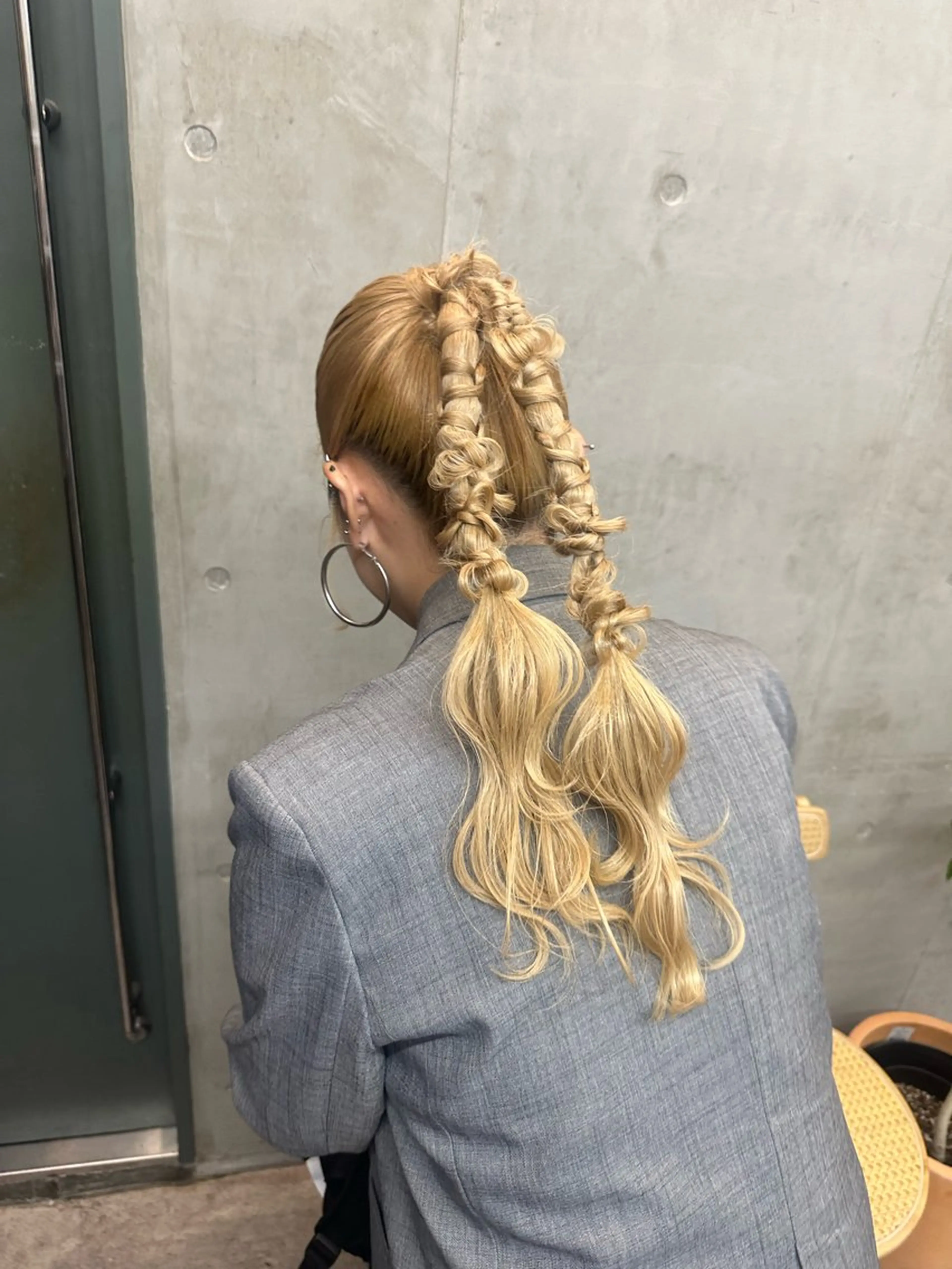 ロング ヘアアレンジ オレンジブラウン ヘアセット レイヤーカット💫 ／HARUKA🎀のヘアスタイル