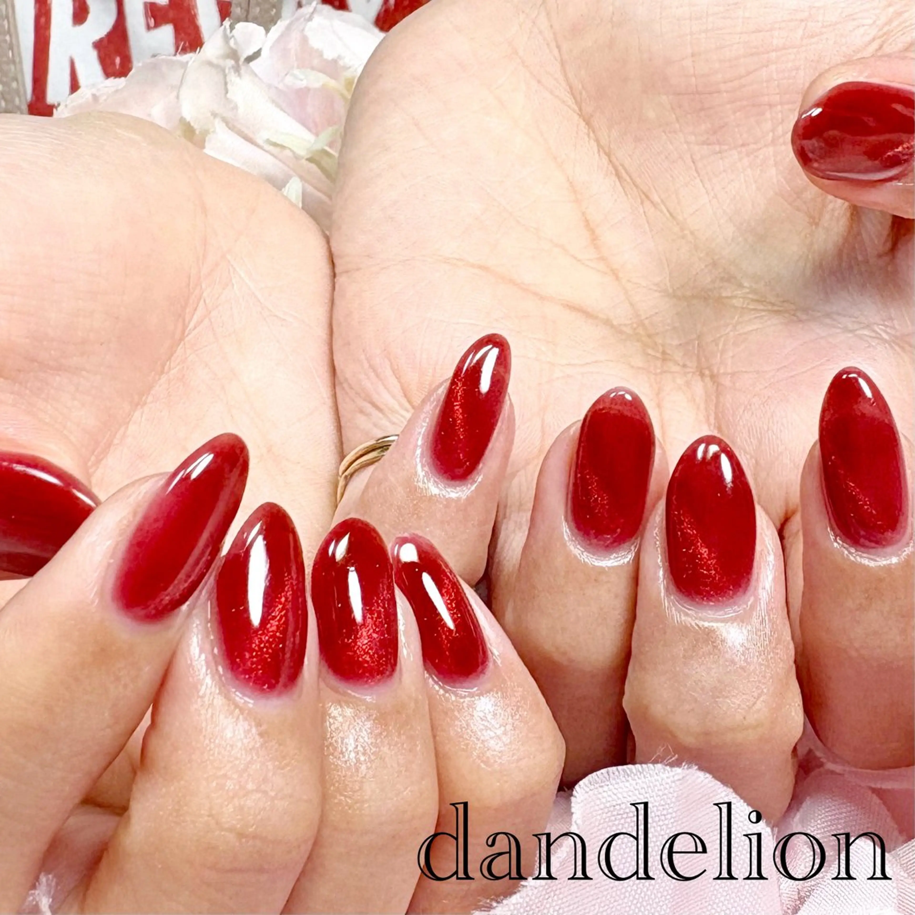 ネイル ハンドネイル ハンドケア dandelion ダンデライオンのネイルデザイン