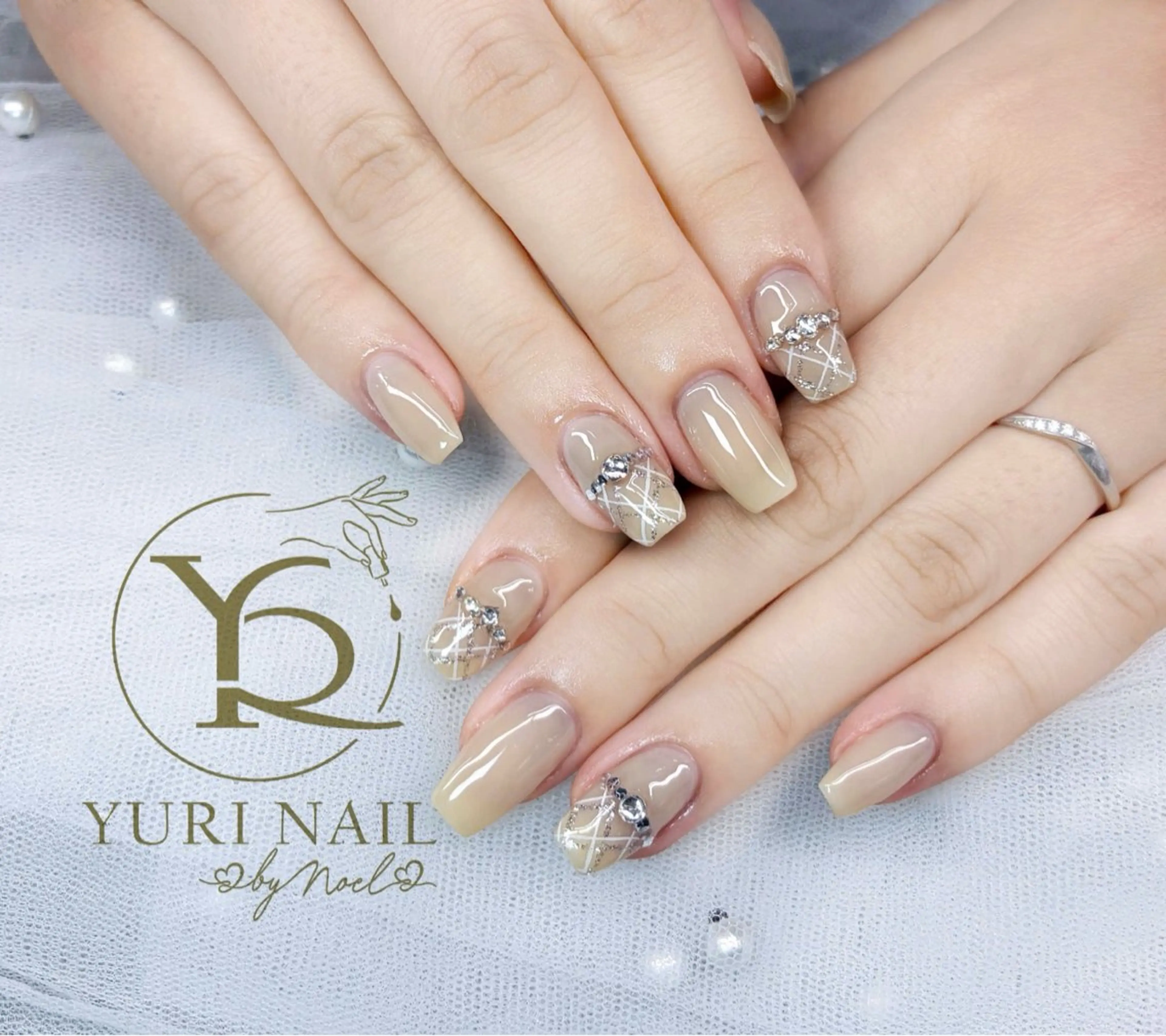 ネイル チークネイル フットネイル グラデーション 韓国ネイル 持ち込み Kawaii Nail Salon所属・YURI NAIL NARITAのネイルデザイン