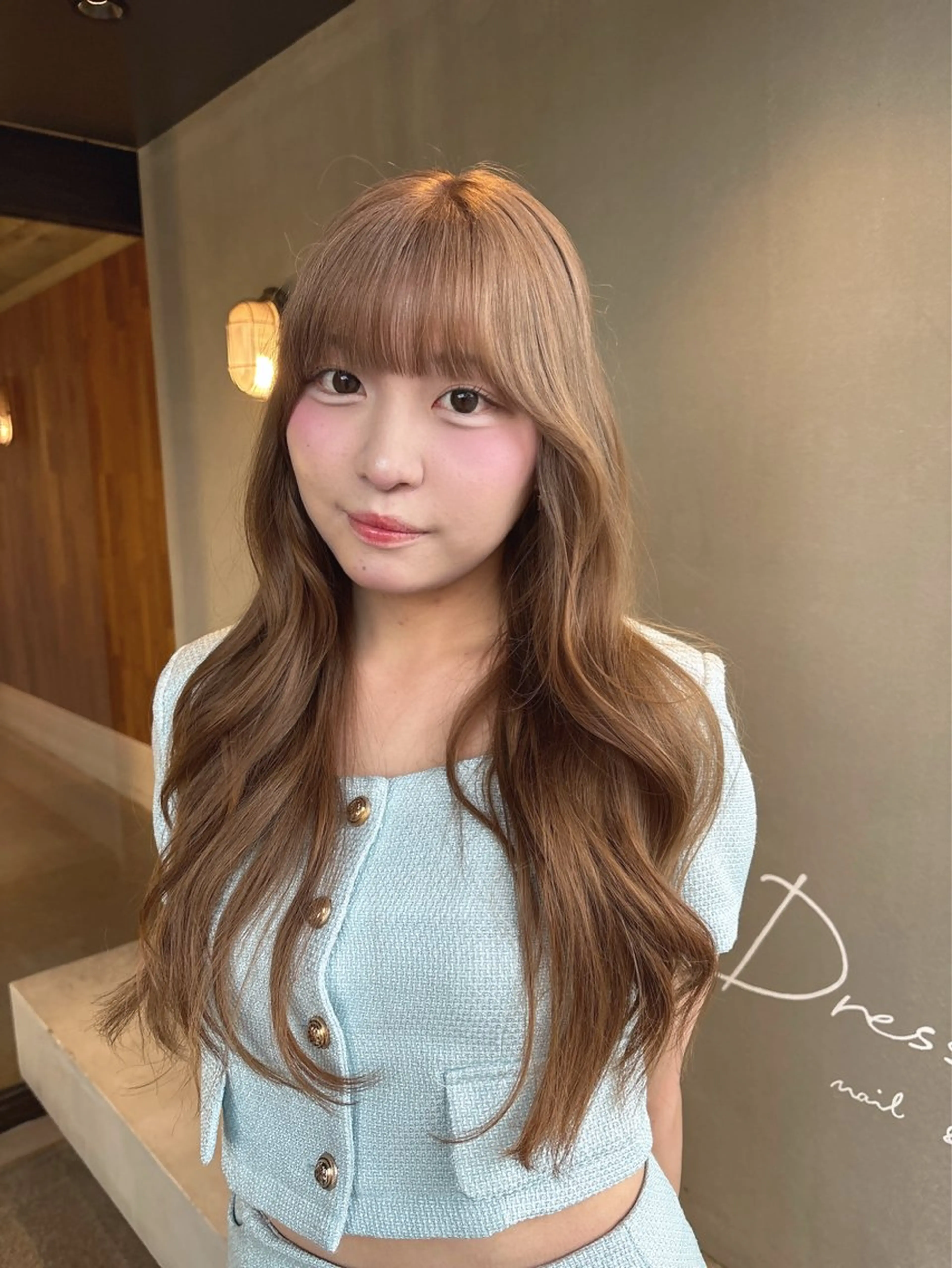 🌺人気No.2🌺ケアブリーチWカラー×似合わせカット＋クイックTR 🌻11月限定価格🌻の写真