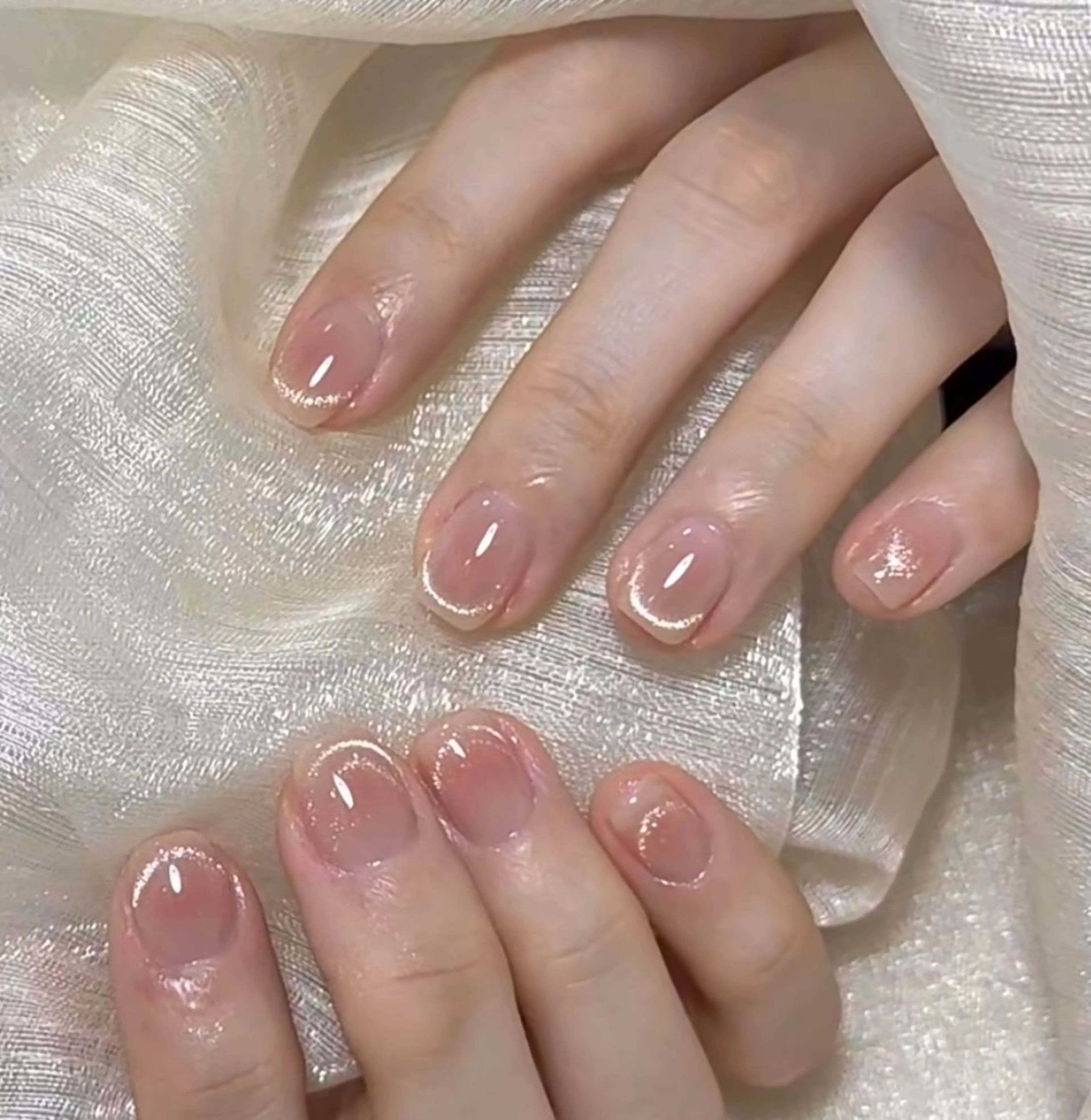 💎INS大人気ワンホンマグネットフレンチ・パーツ2個付き「ジェルオフ無料」の写真