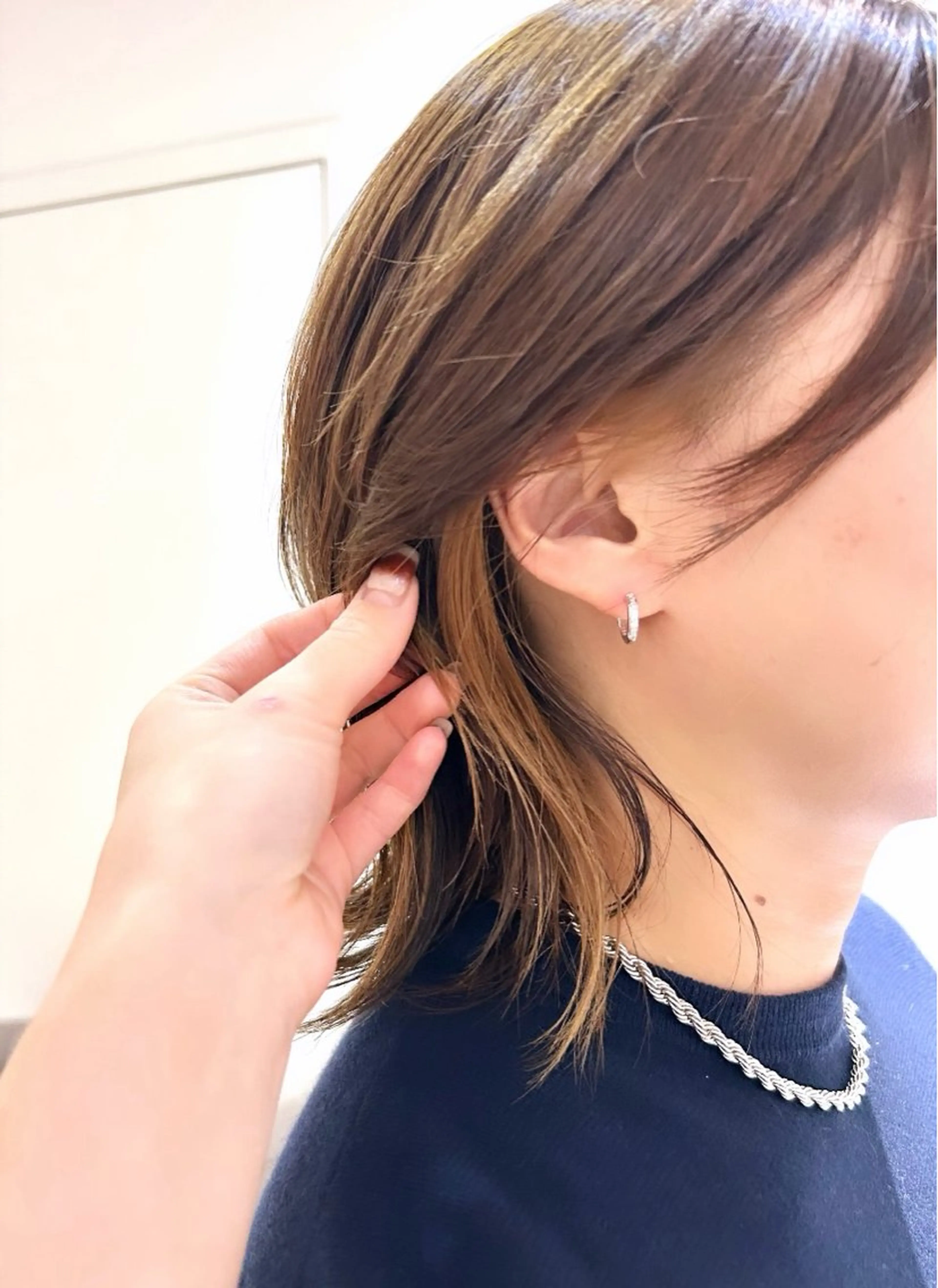 ミディアム カラー 吉水 彩乃 /ボブ/透明感カラーのヘアスタイル