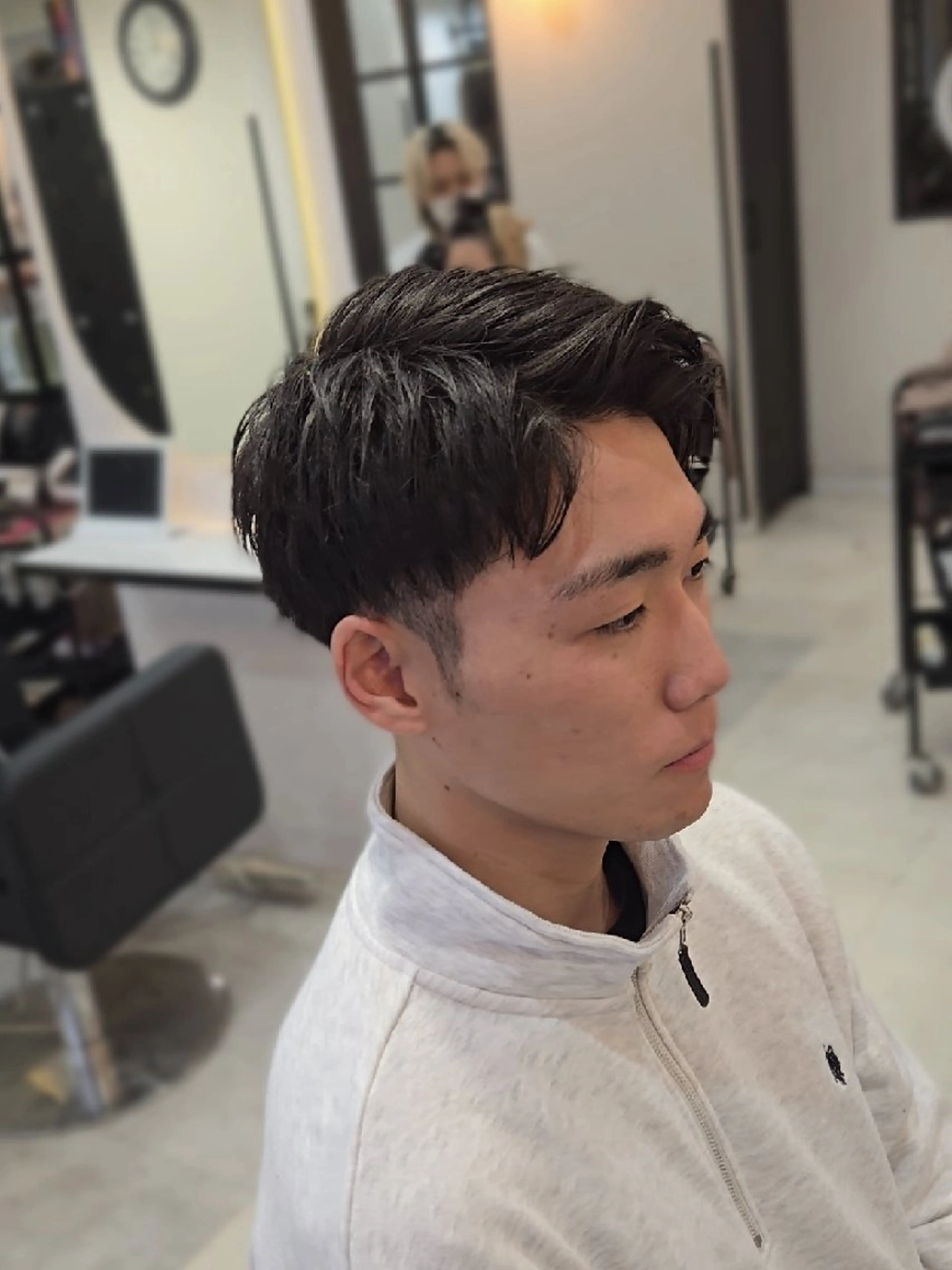 メンズ ショート カット ヘアセット Lapis 名古屋駅前店所属・LEN名古屋/パーマ 海外ヘア/メンズ特化のヘアスタイル