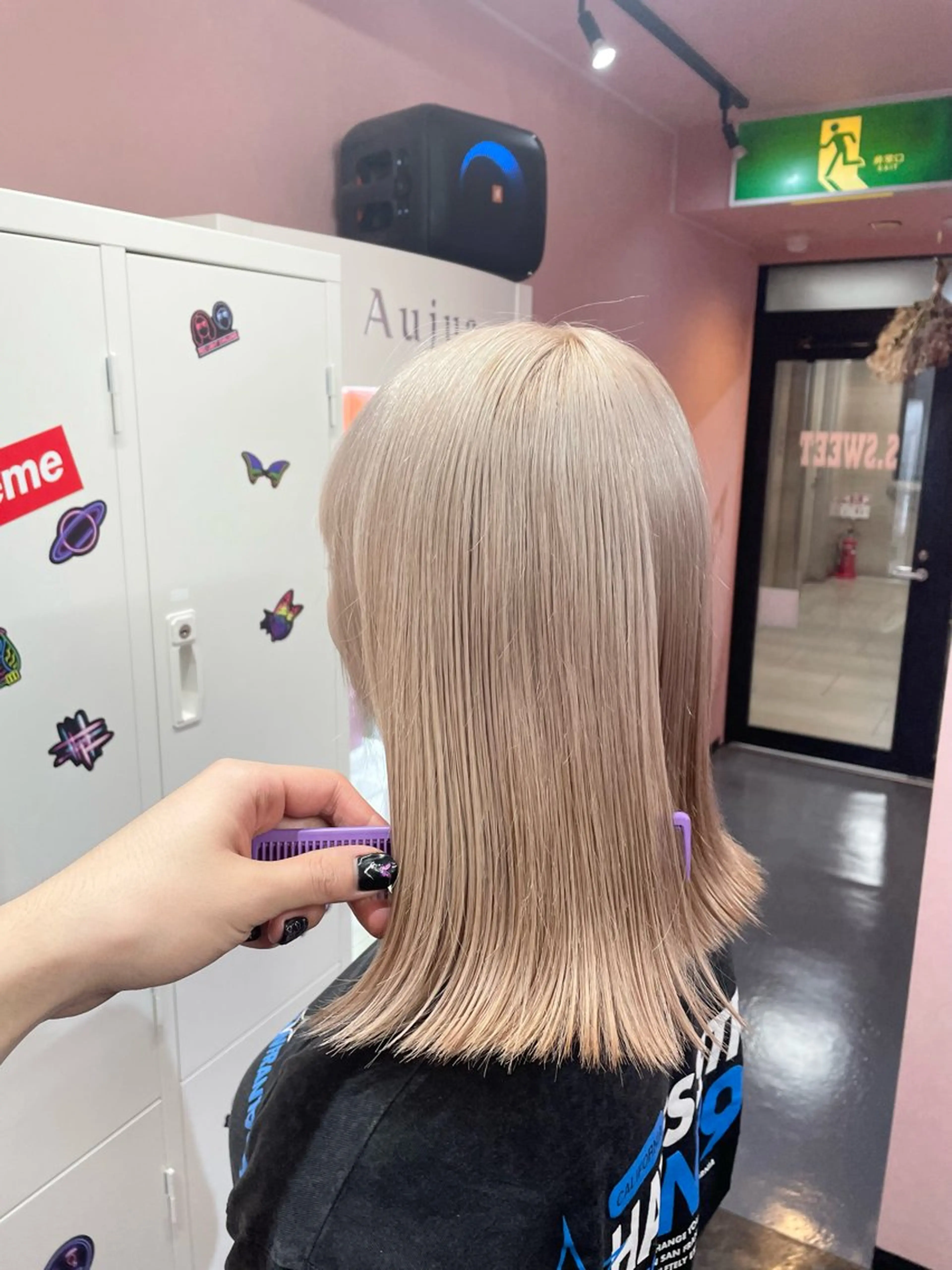 ミディアム カラー ヘアカラー ハイトーン/ブリーチ /hikaruのヘアスタイル