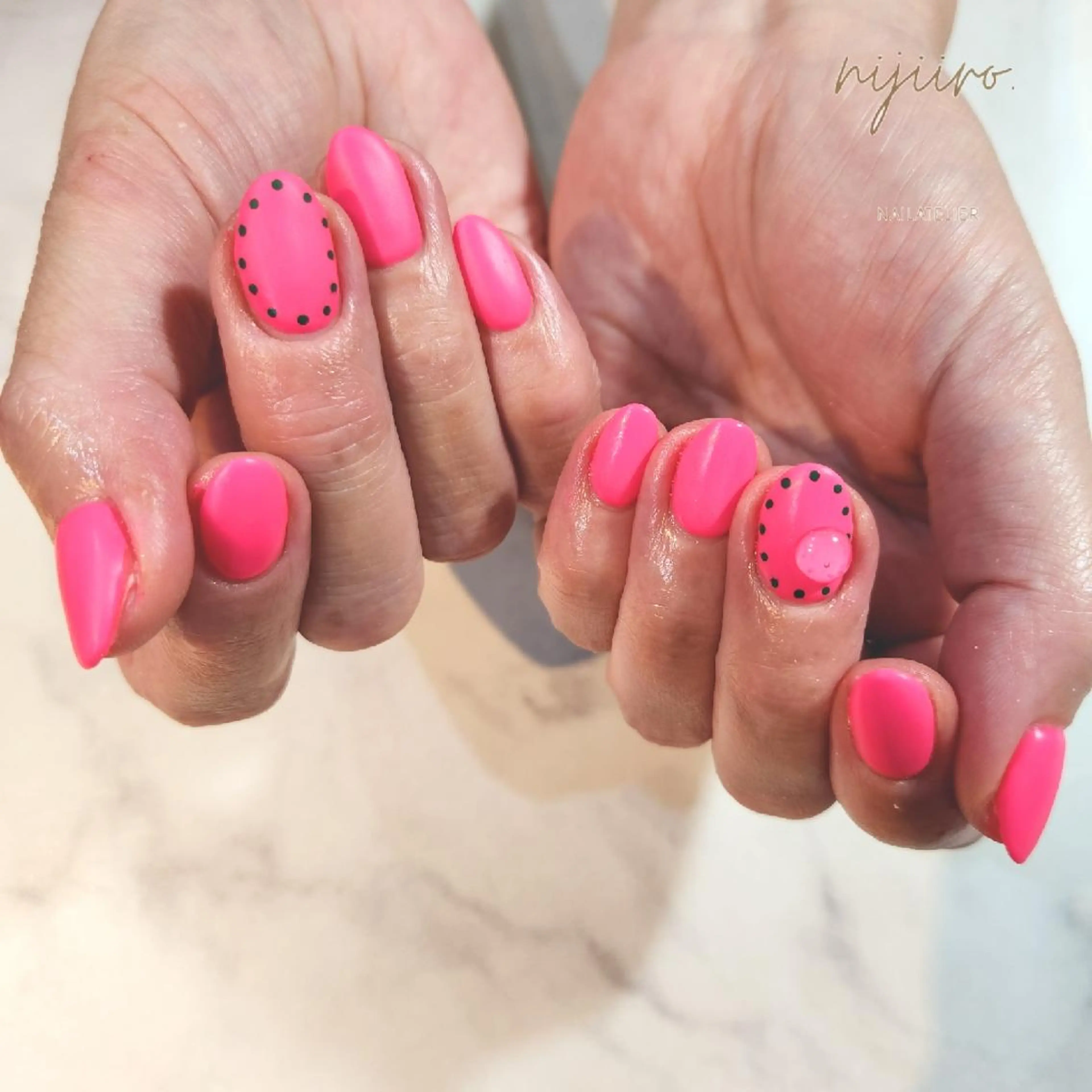 ネイル ハンドネイル nailatelier nijiiro.所属・nijiiro🌈 サトウのネイルデザイン