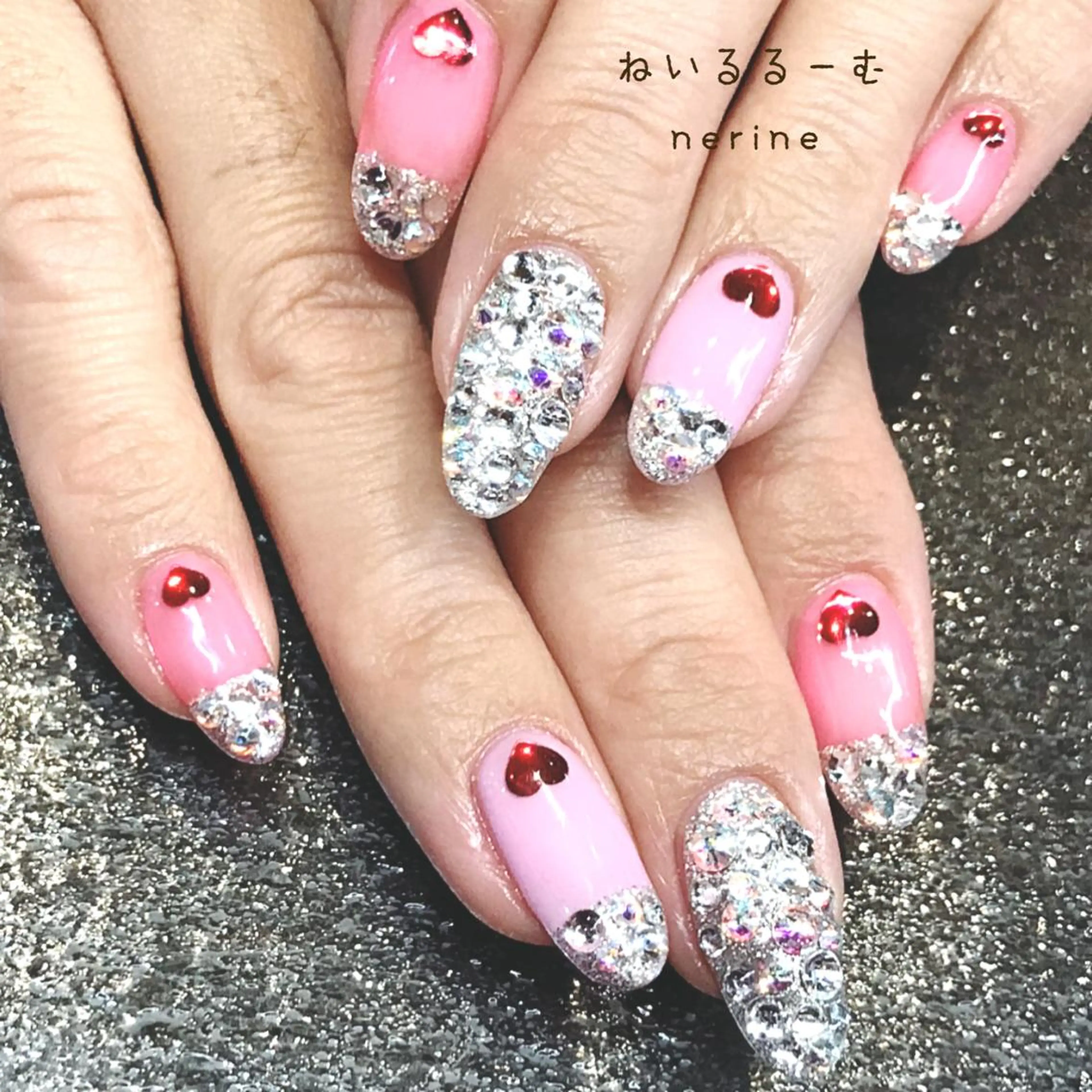 ネイル フットネイル ジェルネイル ニュアンスネイル シンプルネイル ストーンネイル NAILST Naomiのネイルデザイン