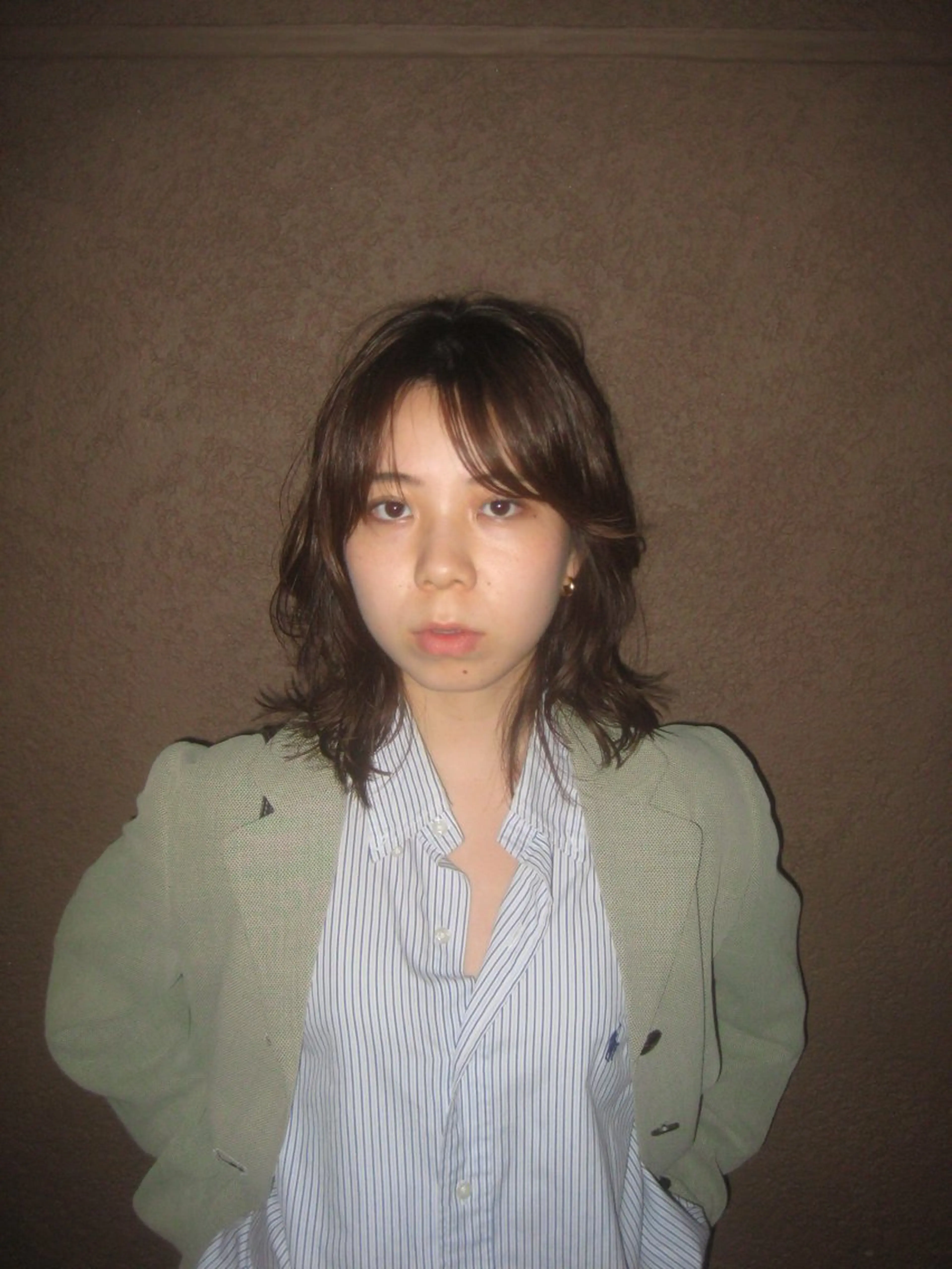 ミディアム パーマ 似合わせカット /パーマ岡本淳平のヘアスタイル