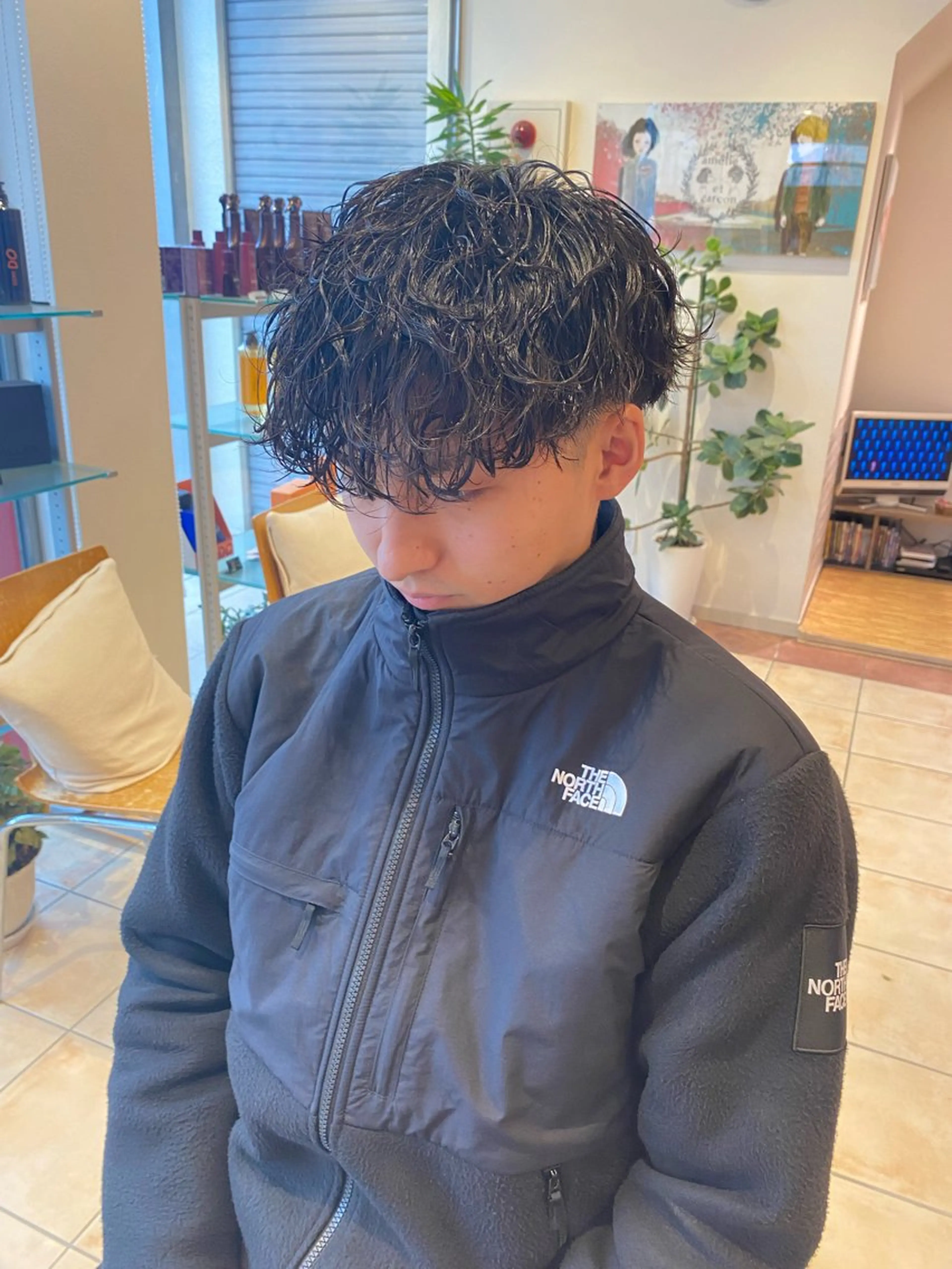 パーマ メンズ 波巻きパーマ カット パーマ トリートメント さこだ　しょうた 【副店長】のヘアスタイル