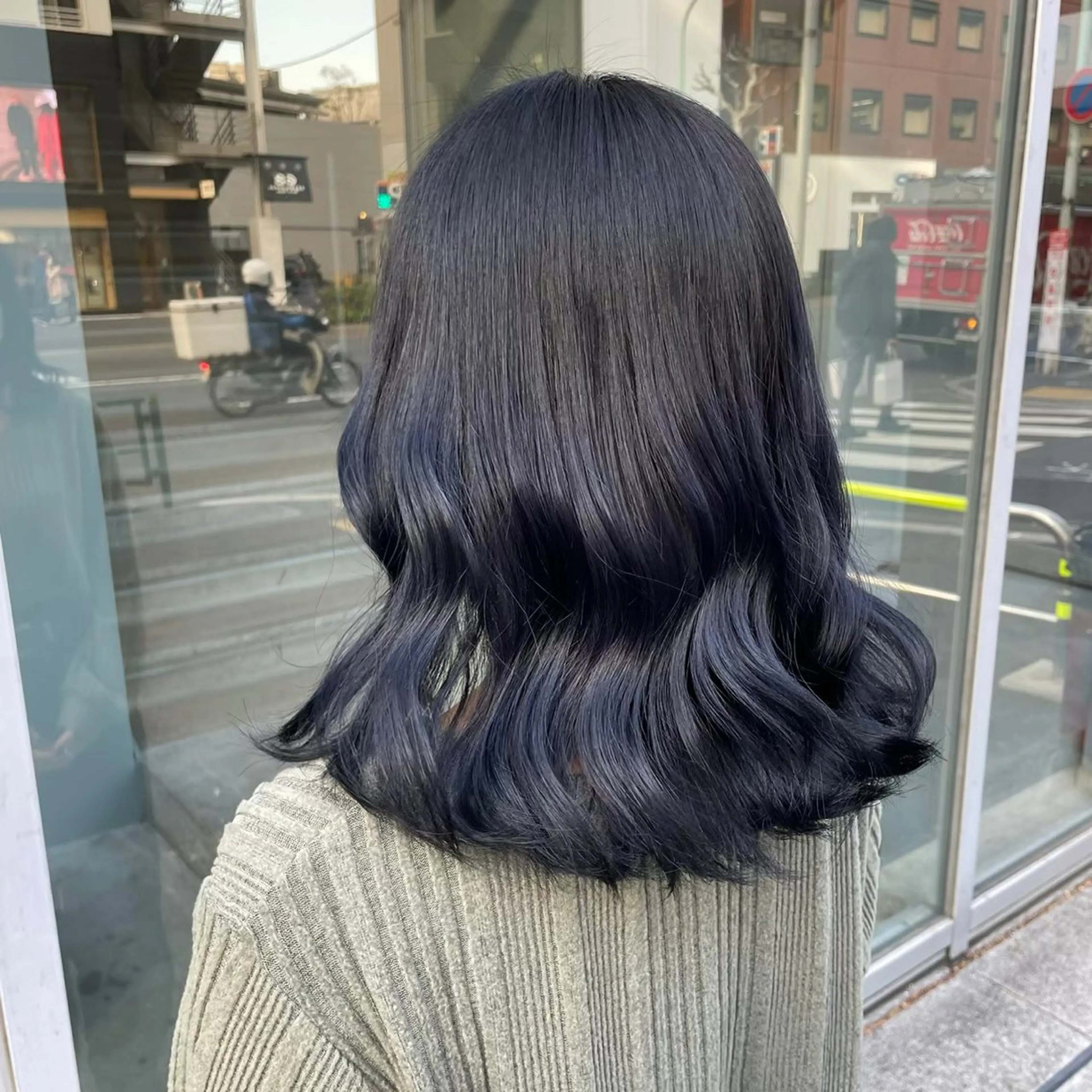 セミロング カラー 💗艶髪透明感カラー 💗DAIKI💗のヘアスタイル