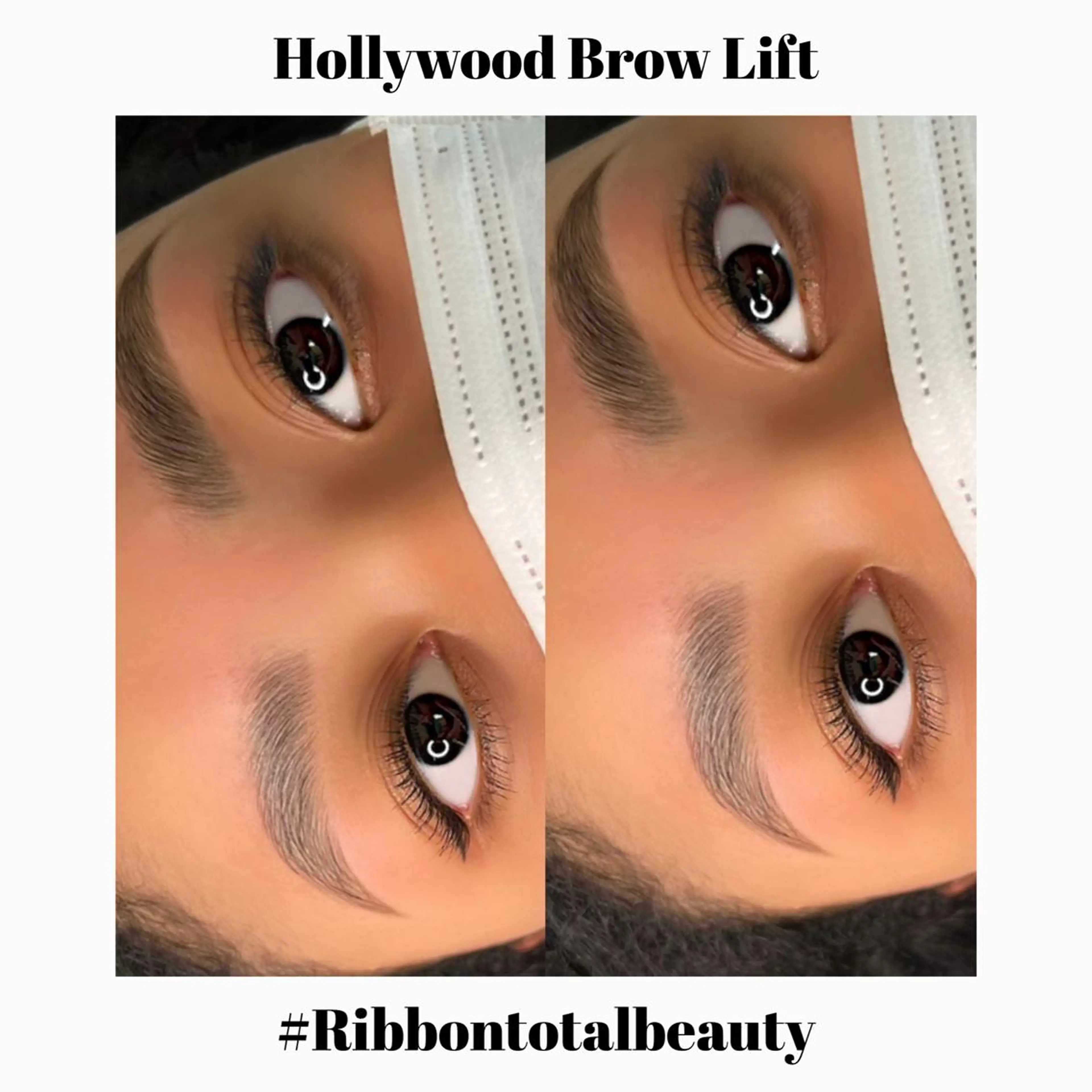 アイブロウ ハリウッドブロウリフト ワックス脱毛 その他(アイブロウ) Ribbon京都駅前店所属・KYOKO 🖤の眉毛・アイブロウイメージ