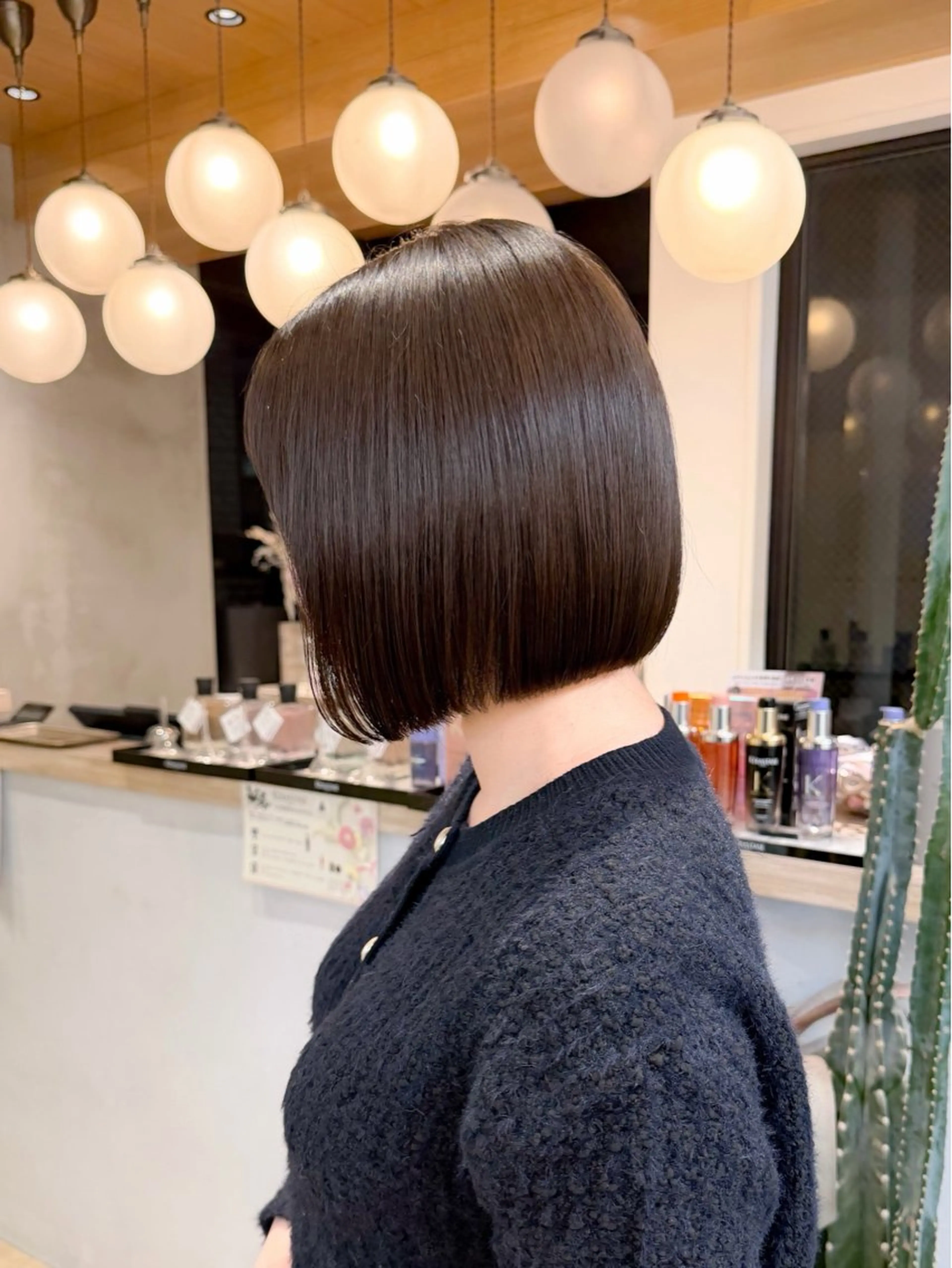 ショート カラー ボブ 縮毛矯正 トリートメント カット ヘアカラー 縮毛矯正 トリートメント 🔥巻ける縮毛矯正 ボブ/ショートともきのヘアスタイル