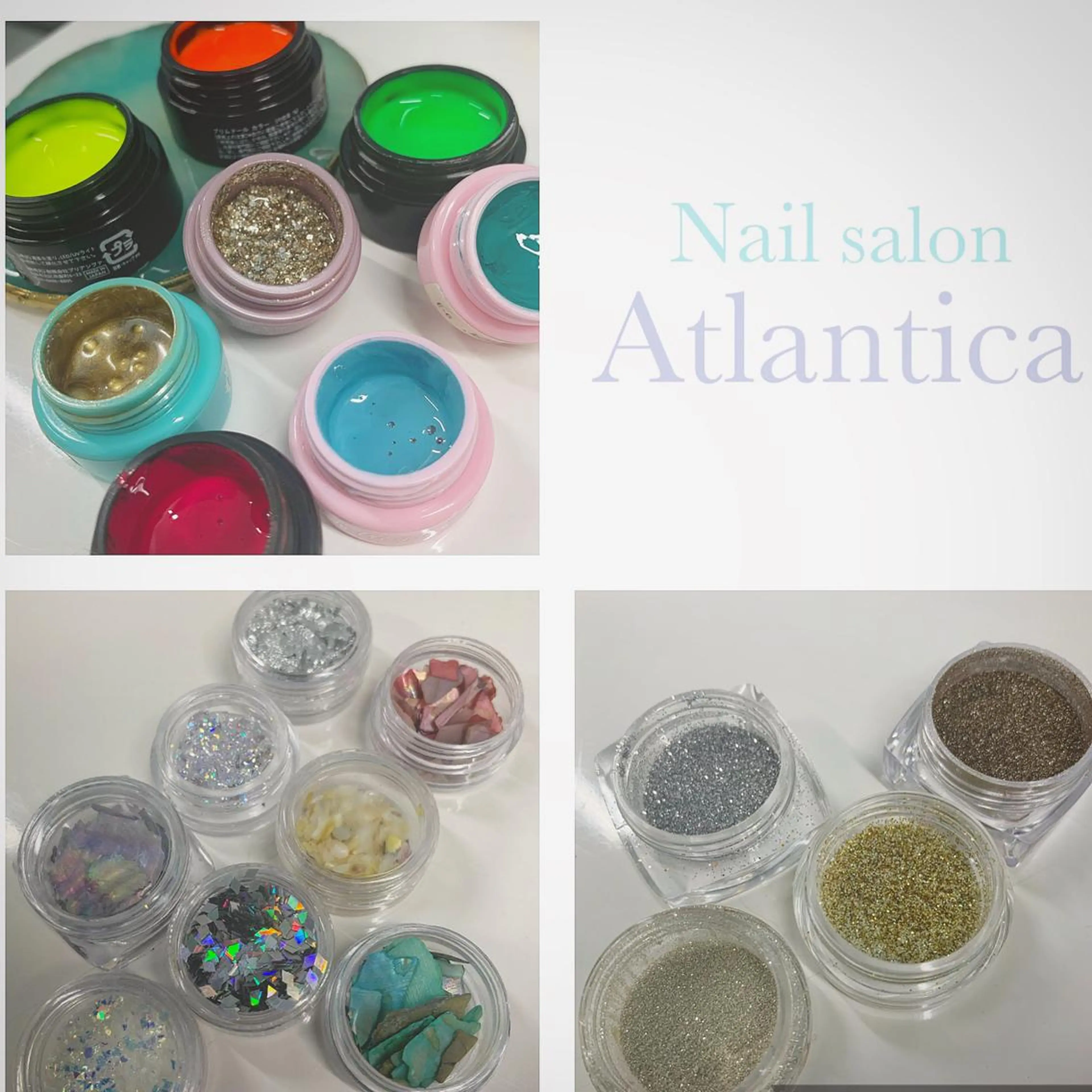 ネイル ラメ(グリッター) ミラーネイル ハンドネイル Nail salon Atlantica所属・Nail salon ✩ ｱﾄﾗﾝﾃｨｶのネイルデザイン