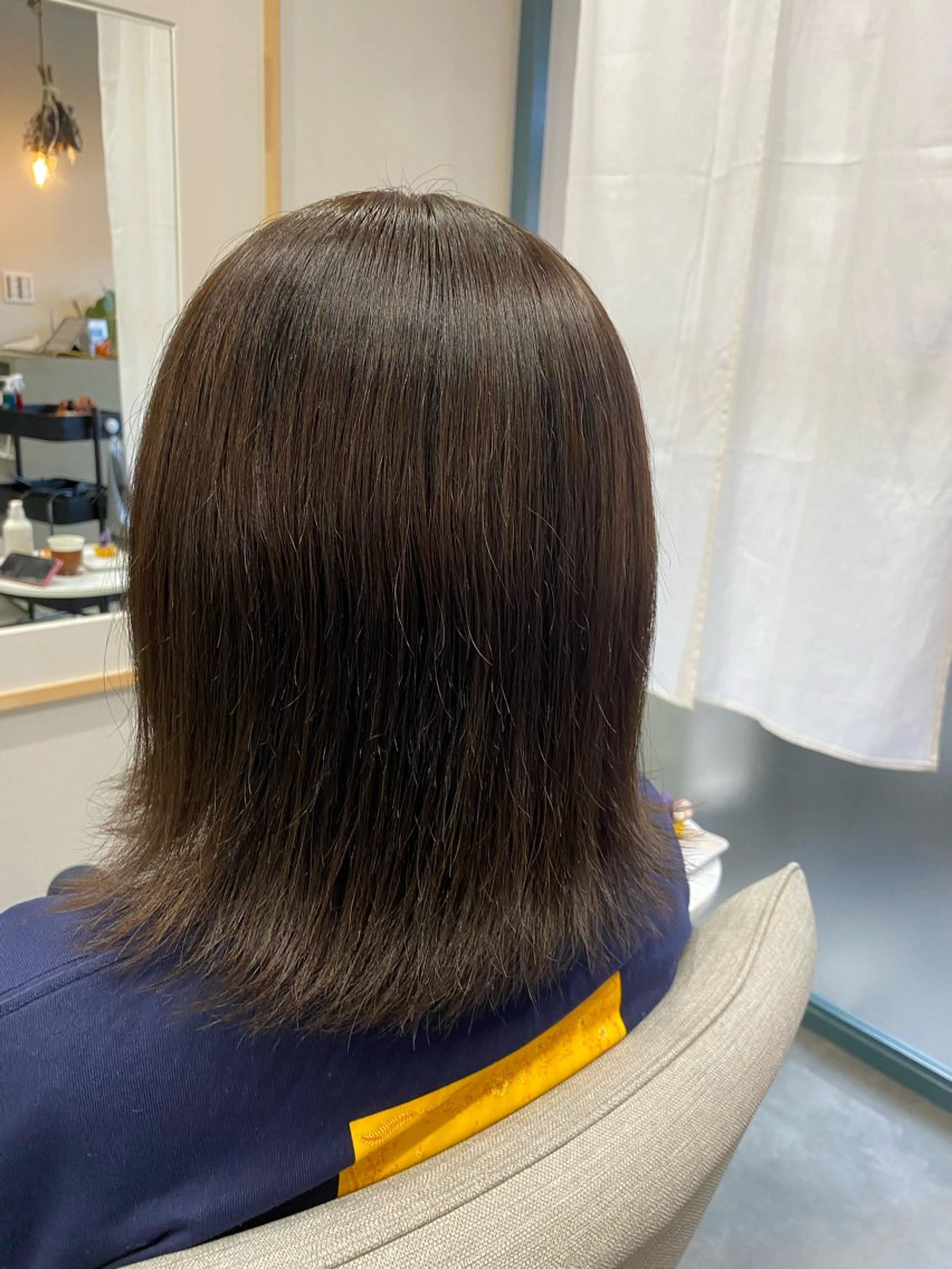 カラー 【coco.】hair所属・カジカワサキ/髪質 改善/クロスパーマのヘアスタイル