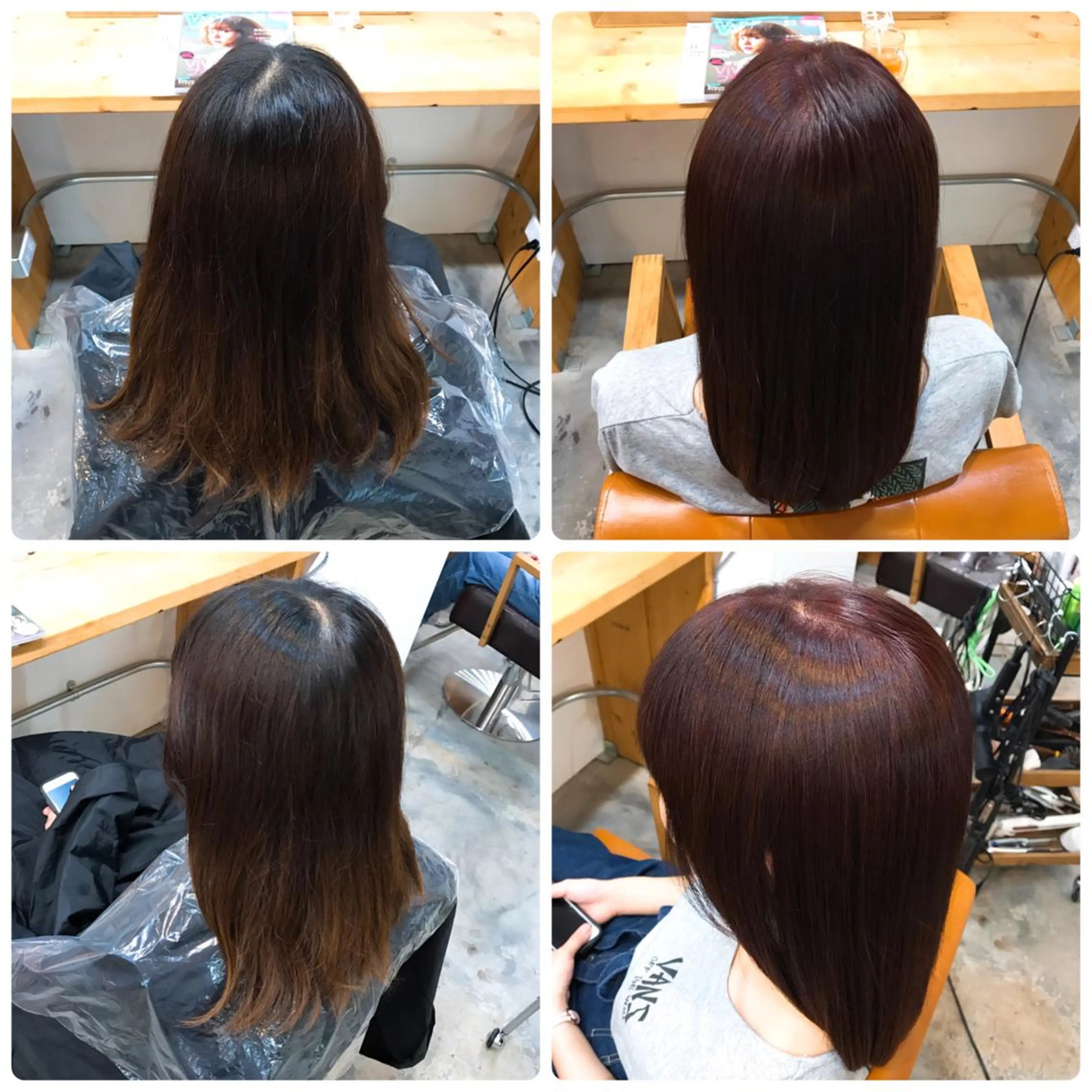 セミロング カラー ピンクカラー 🌈限定価格🌈 鈴木　瑛輔のヘアスタイル