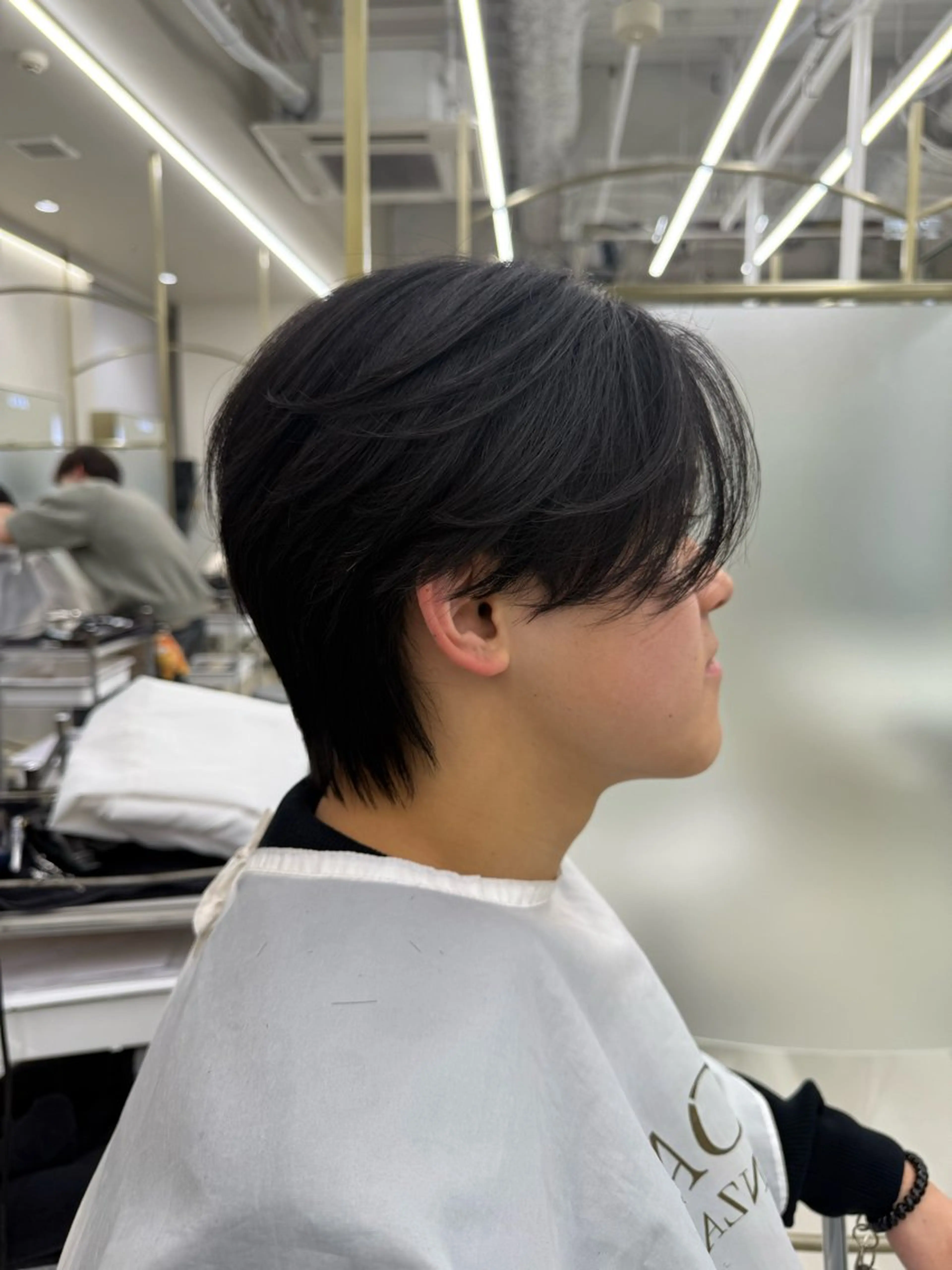 ショート メンズ ボブ  /顔周り COAGINZA日向のヘアスタイル