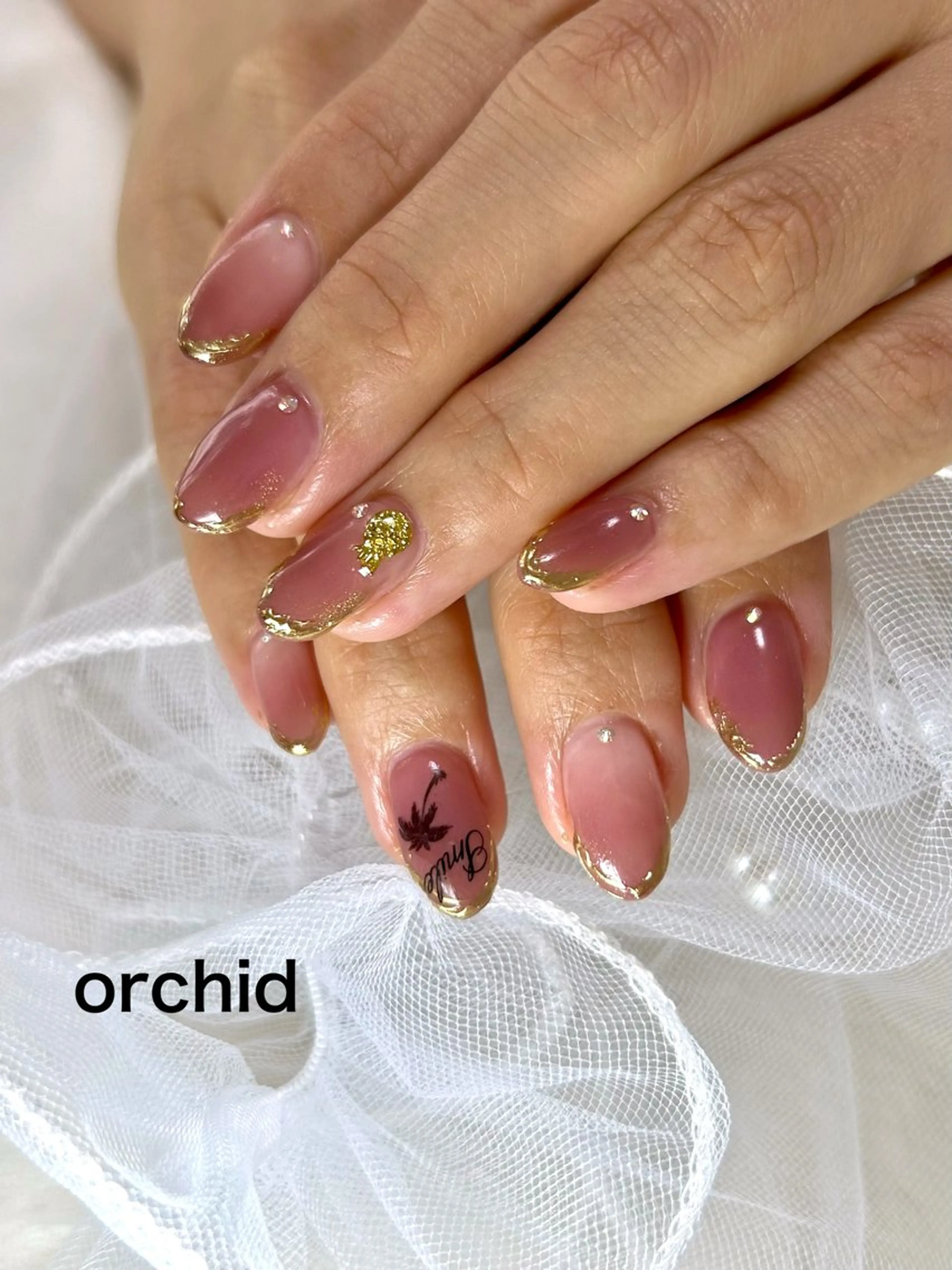 ネイル orchid ♡オーキッドのネイルデザイン