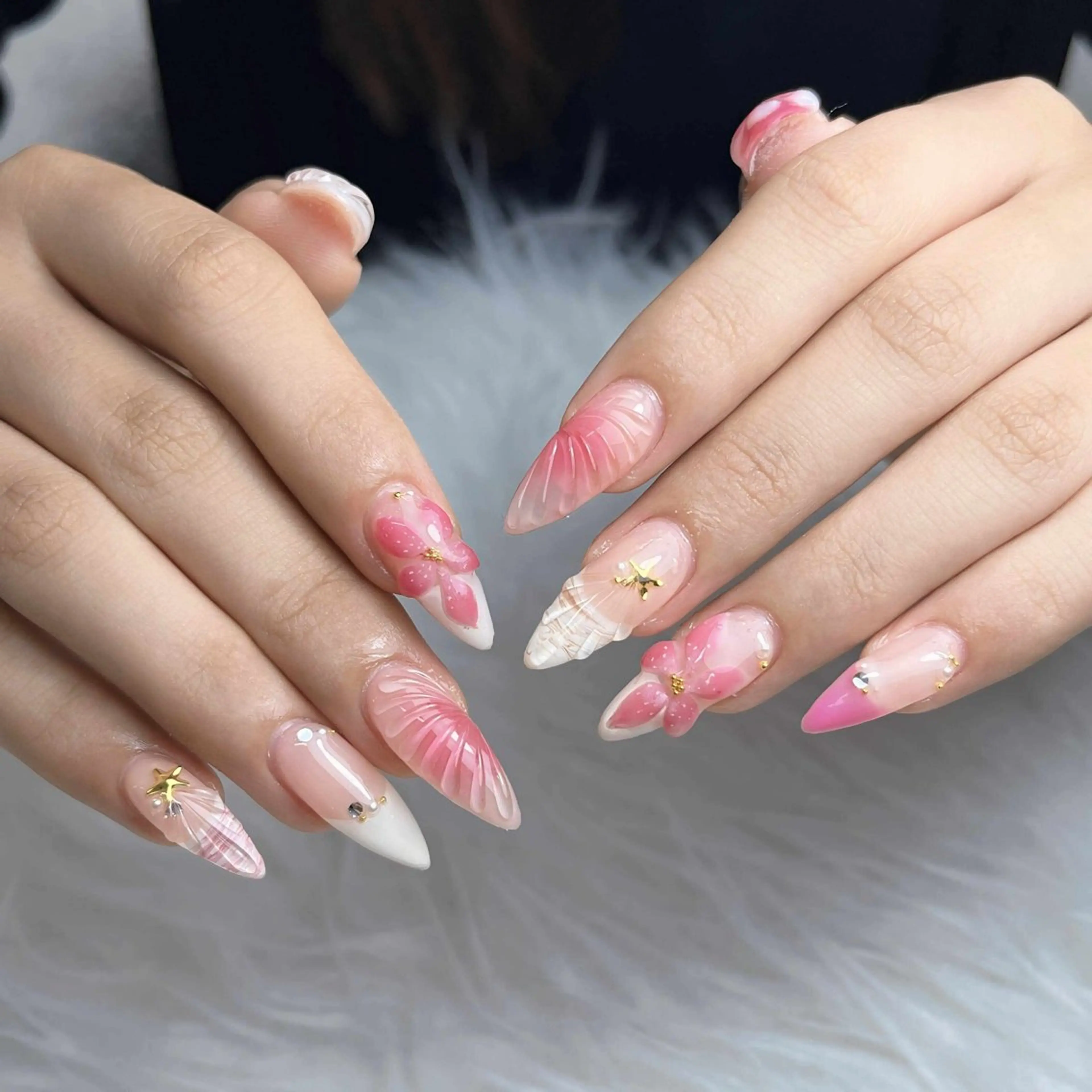 ネイル ハンドネイル ハンドケア Nova Nail Nambaのネイルデザイン
